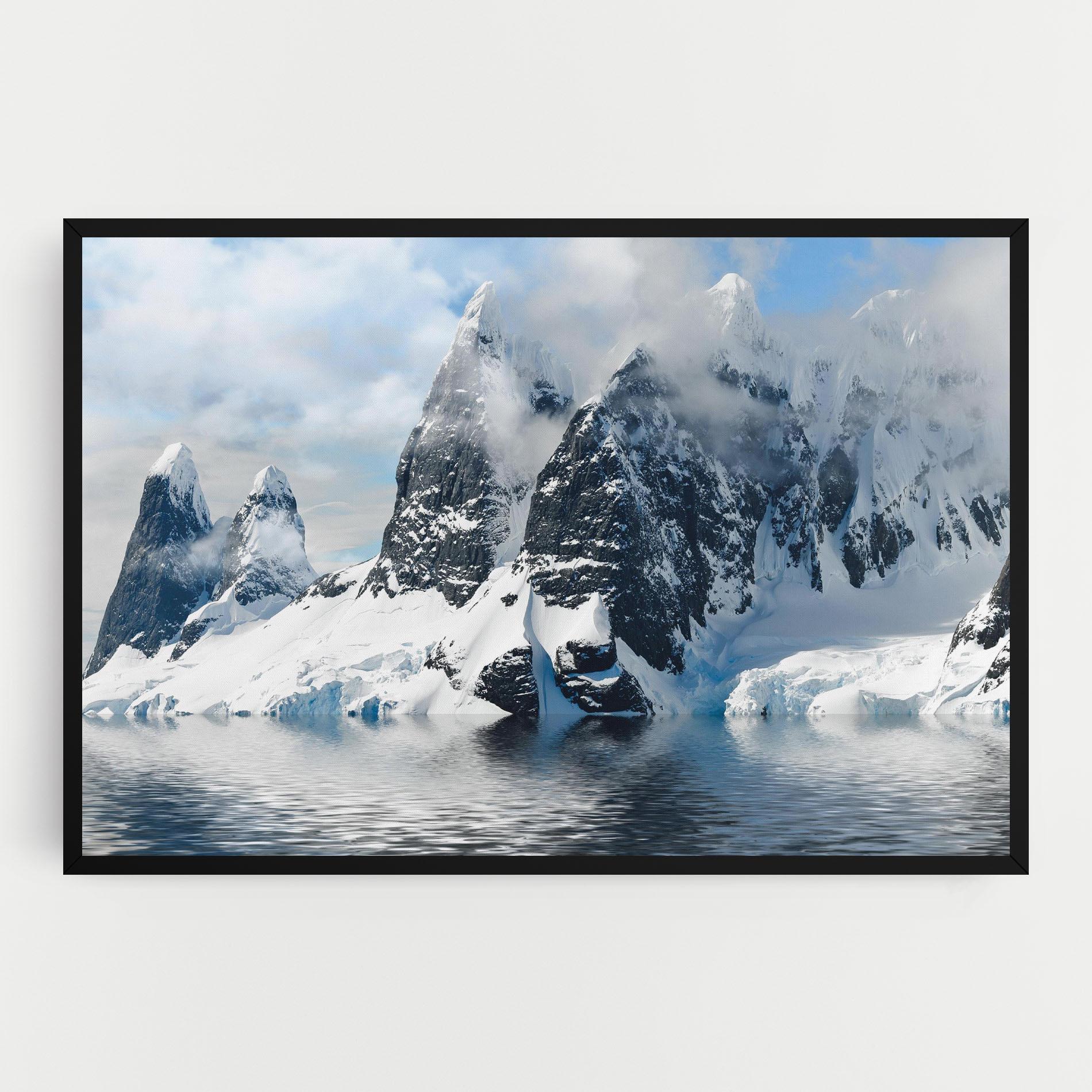 Картина на платно Glacial Mountains mockup 0