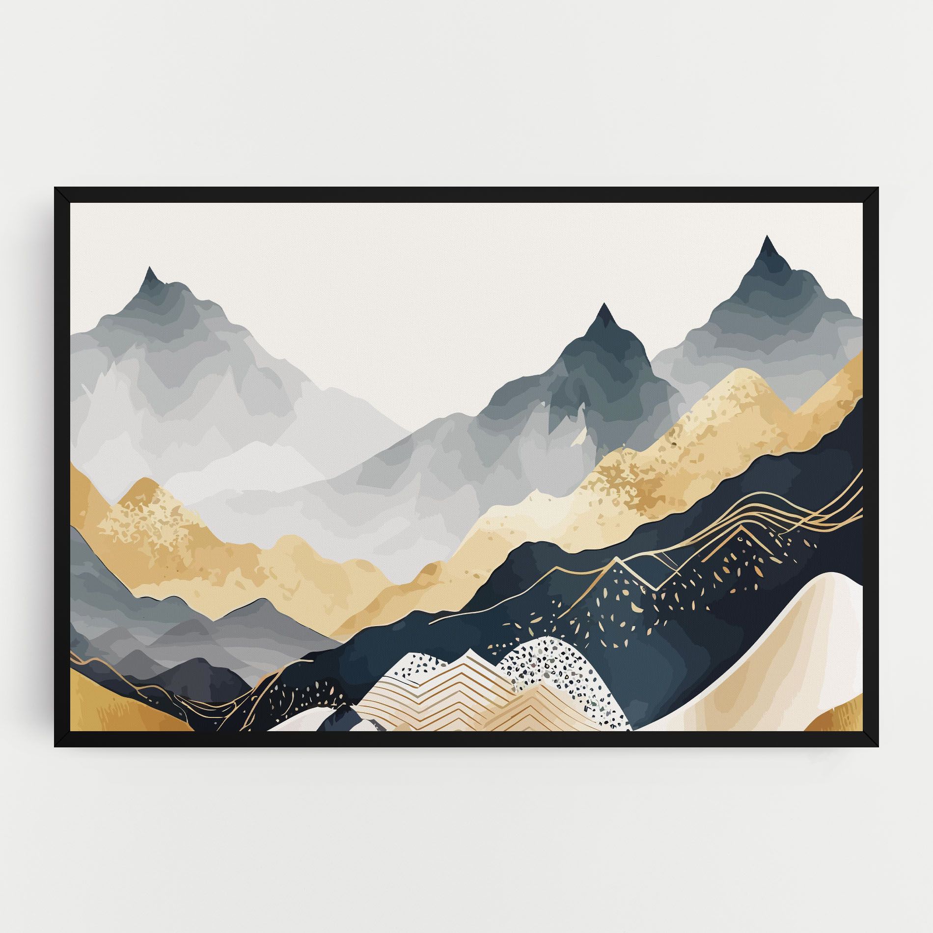 Gold Grey Mountain mockup 0