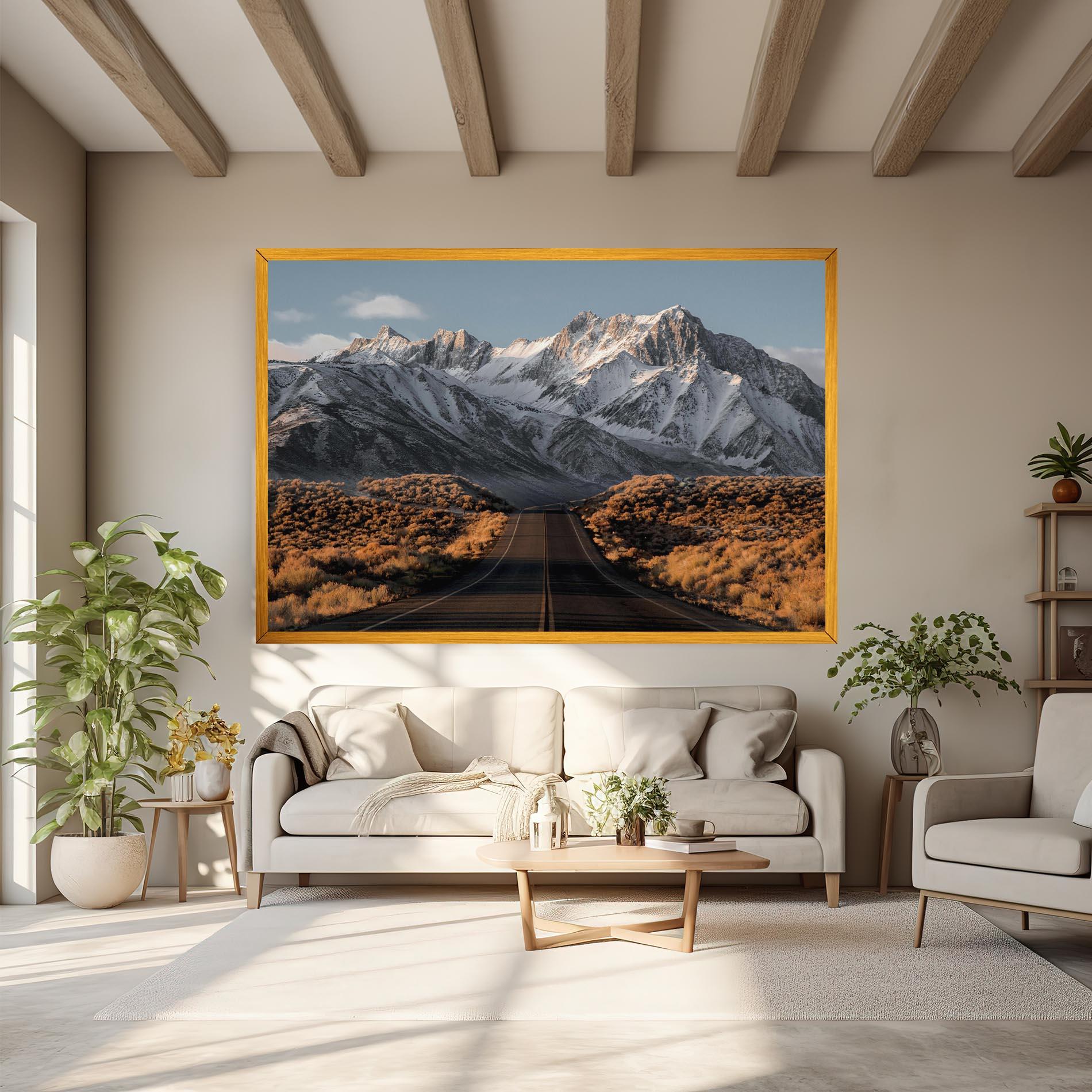 Картина на платно Nice Mountain Road mockup 6