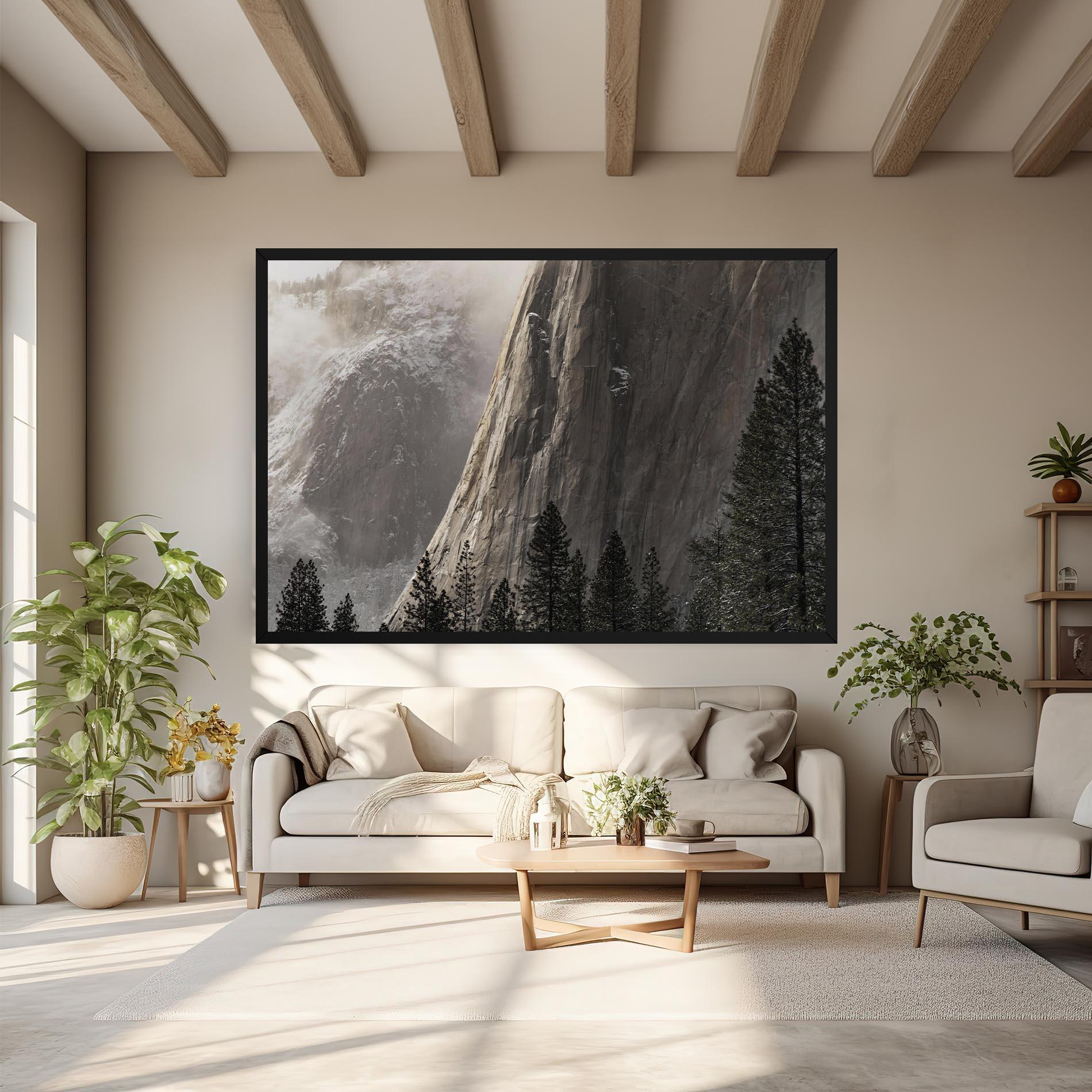 Картина на платно Green Tree Mountain mockup 6