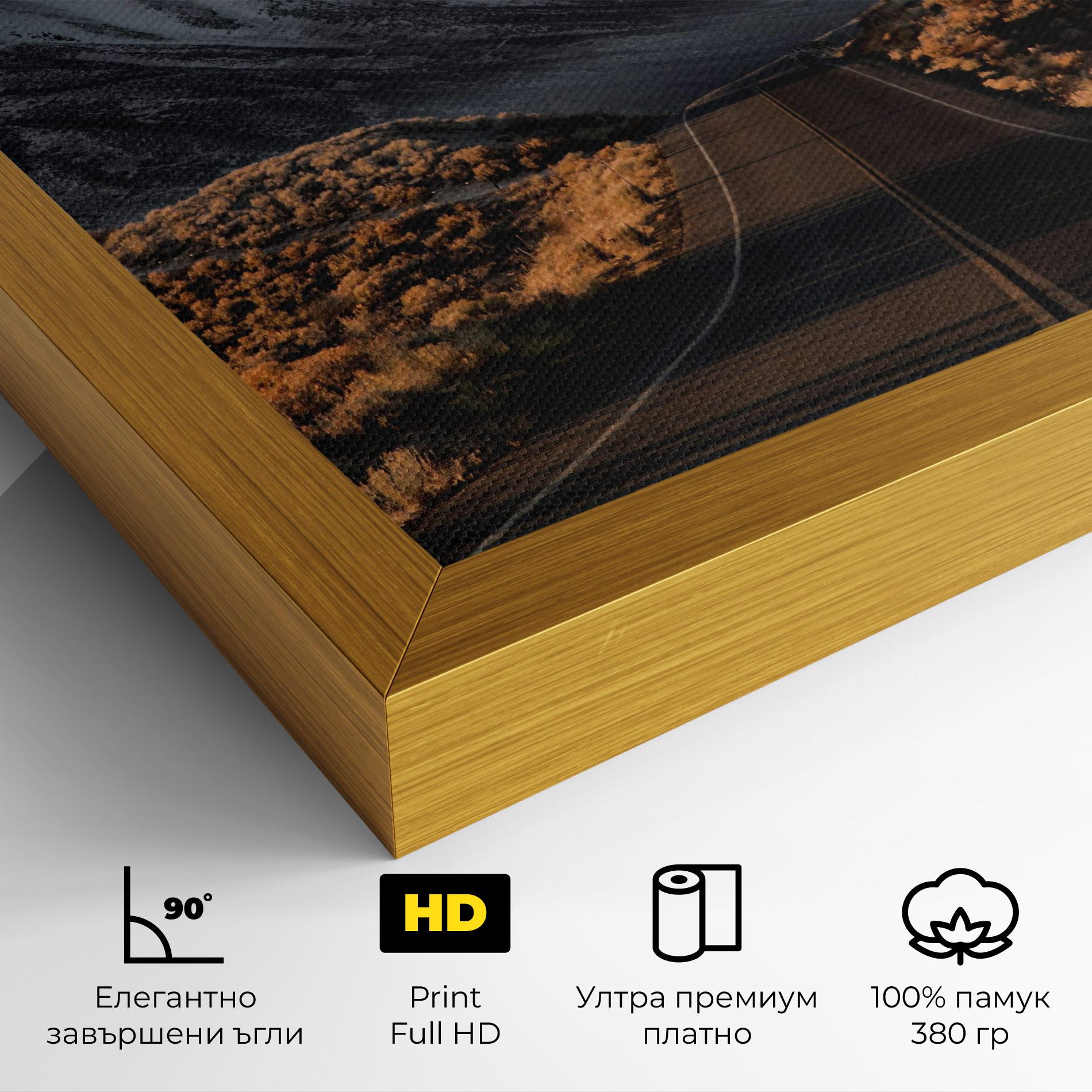 Картина на платно Nice Mountain Road mockup 4