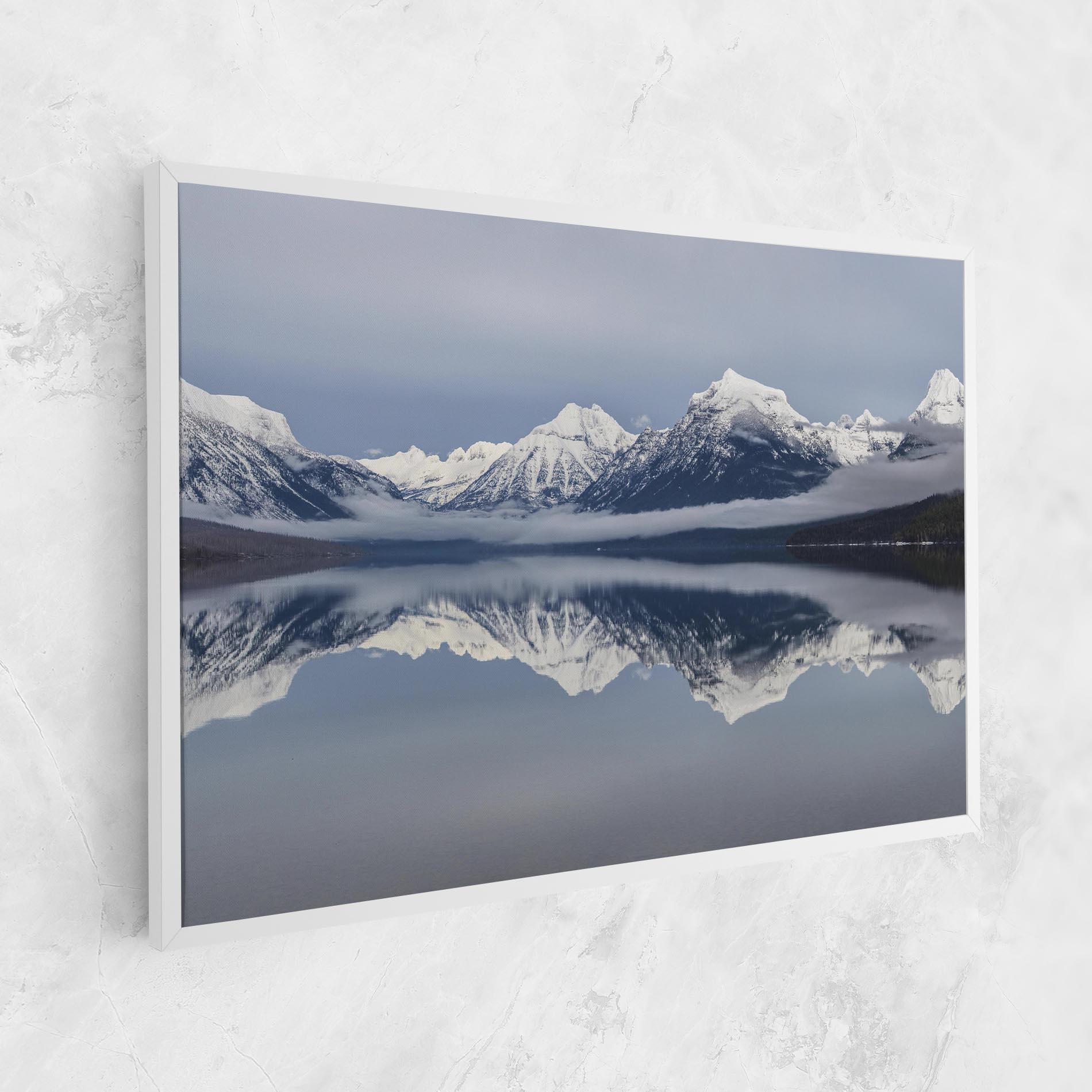 Картина на платно Beautiful Snowy Mountain mockup 1