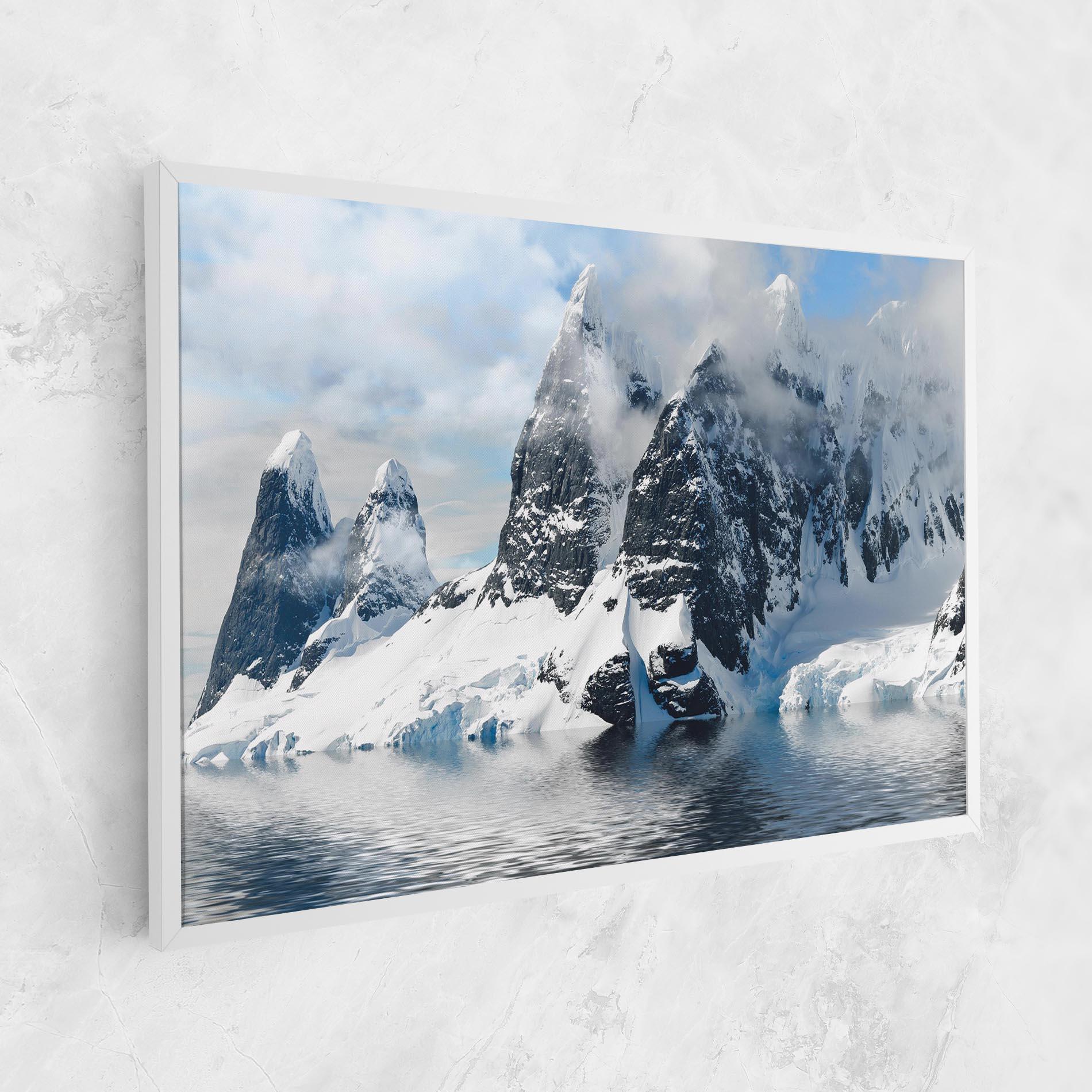 Картина на платно Glacial Mountains mockup 1