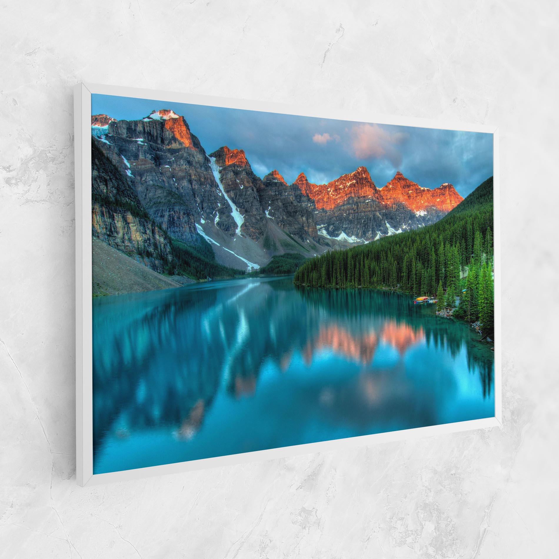 Картина на платно Lake Reflection mockup 1