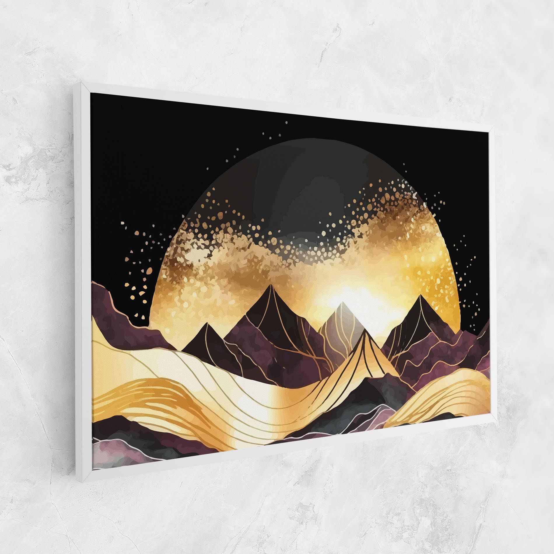 Purple Gold Mountain mockup 1