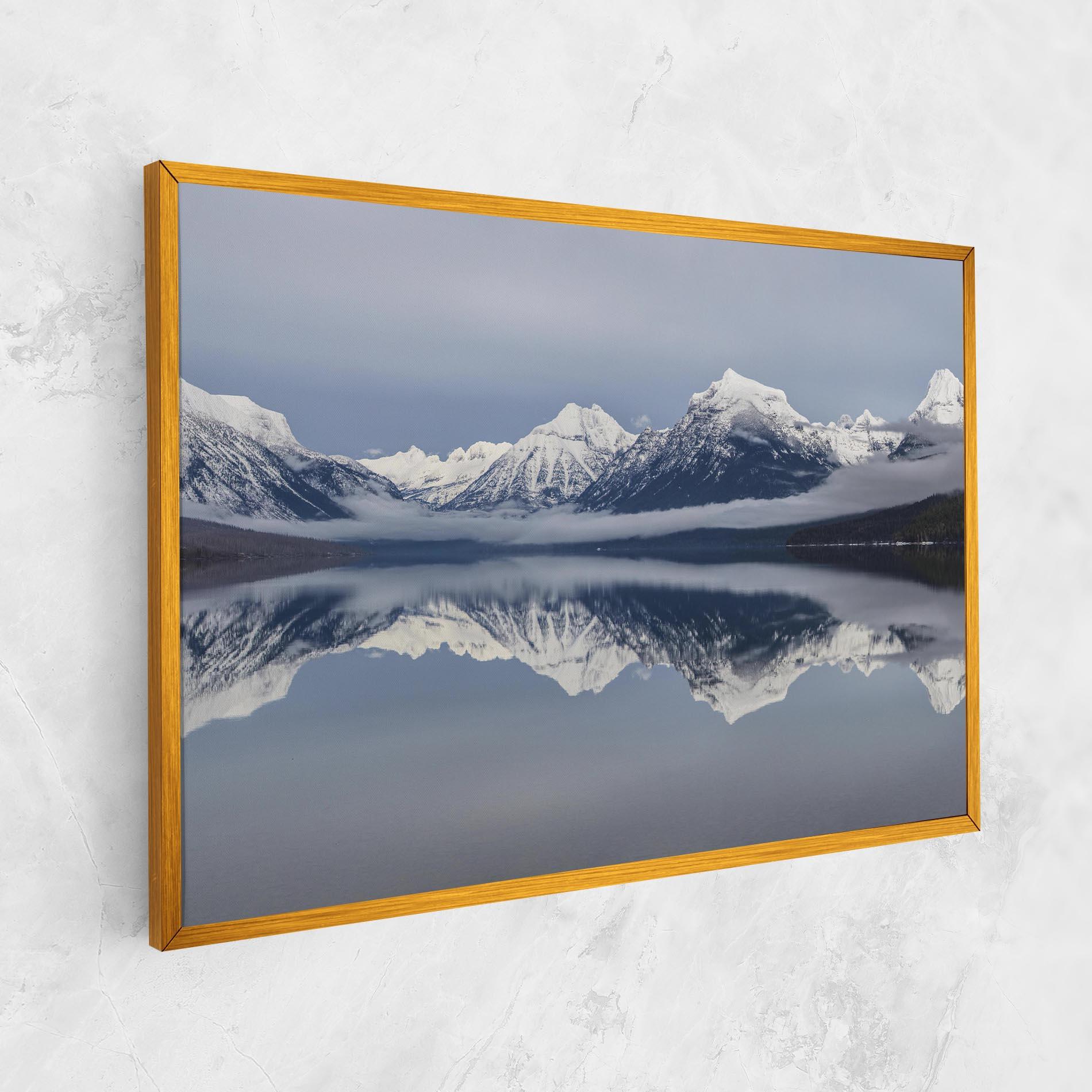 Картина на платно Beautiful Snowy Mountain mockup 1