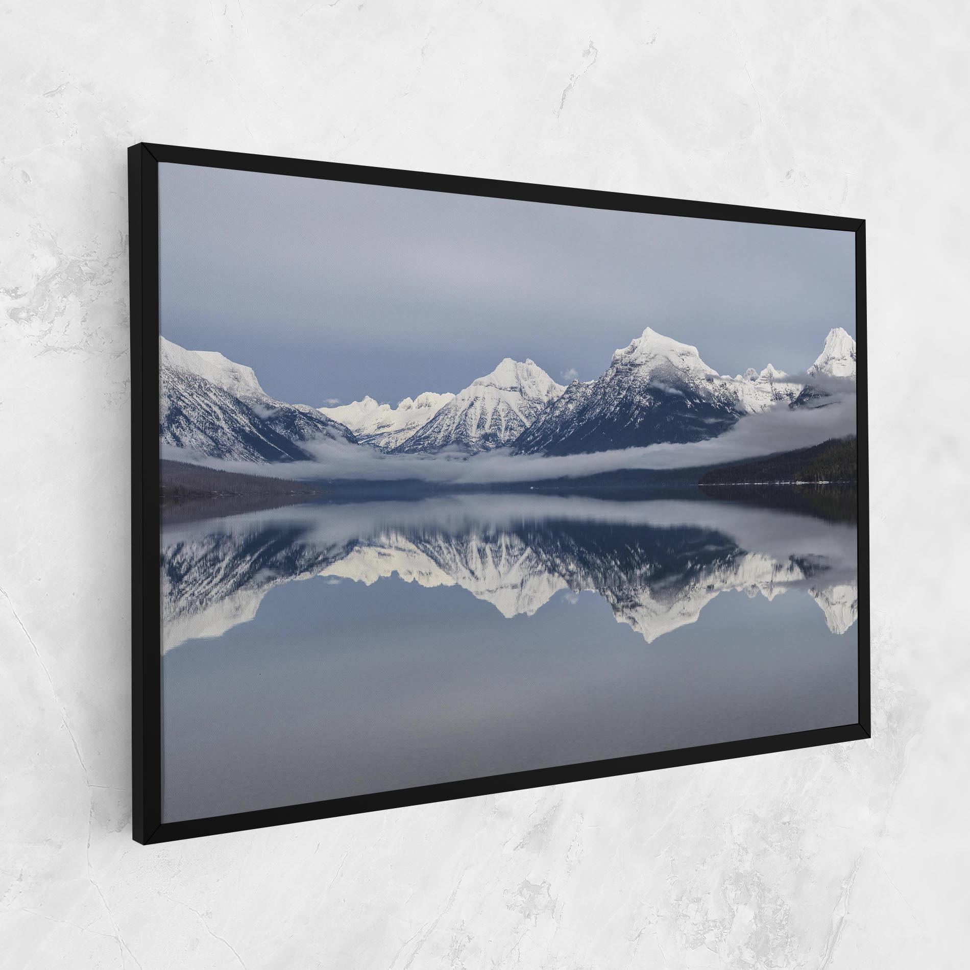 Картина на платно Beautiful Snowy Mountain mockup 1