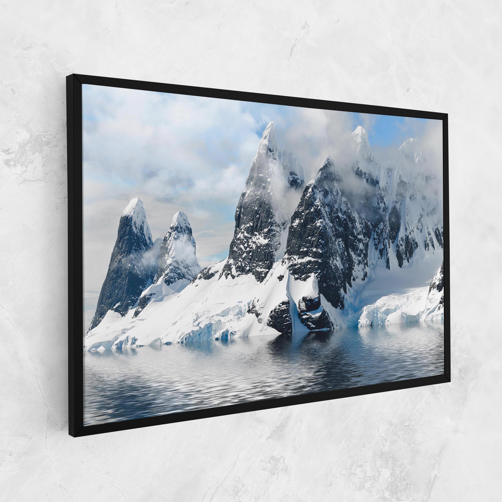 Картина на платно Glacial Mountains mockup 1
