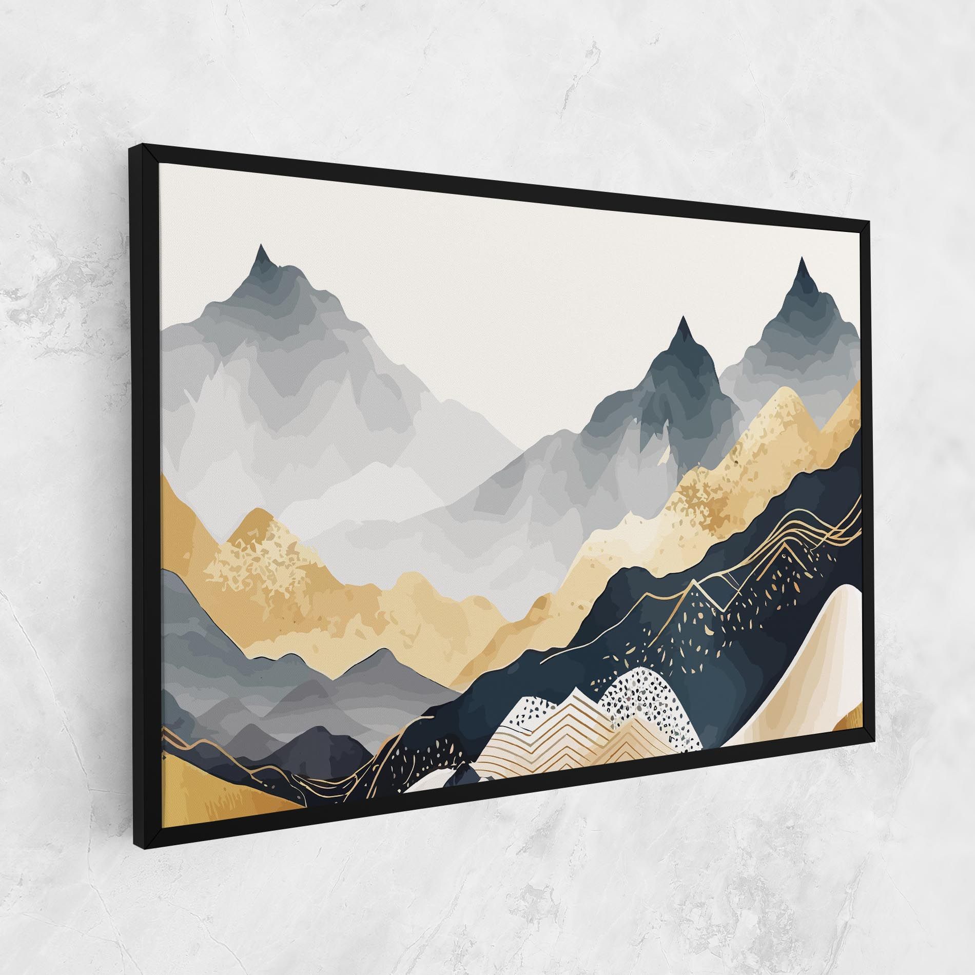Gold Grey Mountain mockup 1