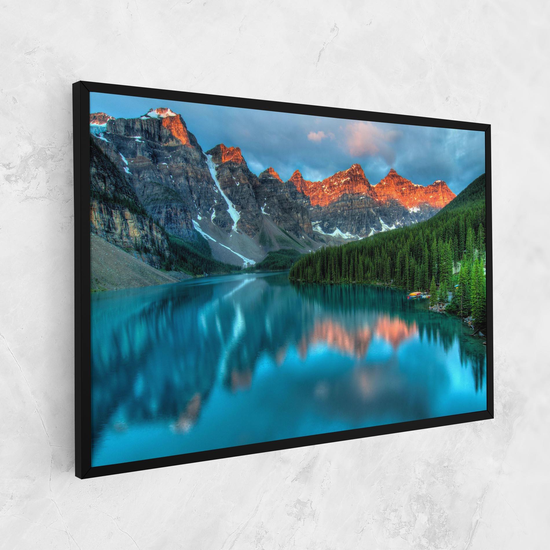 Картина на платно Lake Reflection mockup 1