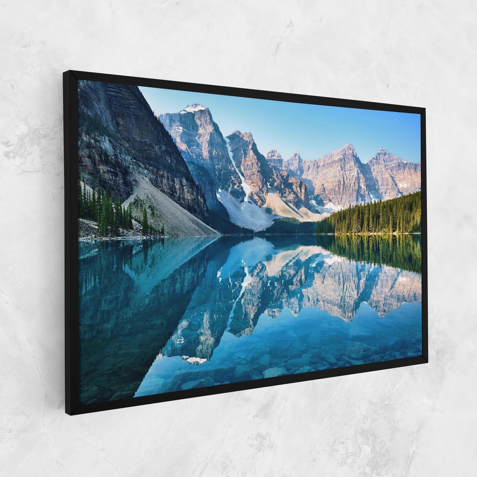 Картина на платно Mountain Crystal Lake mockup 1