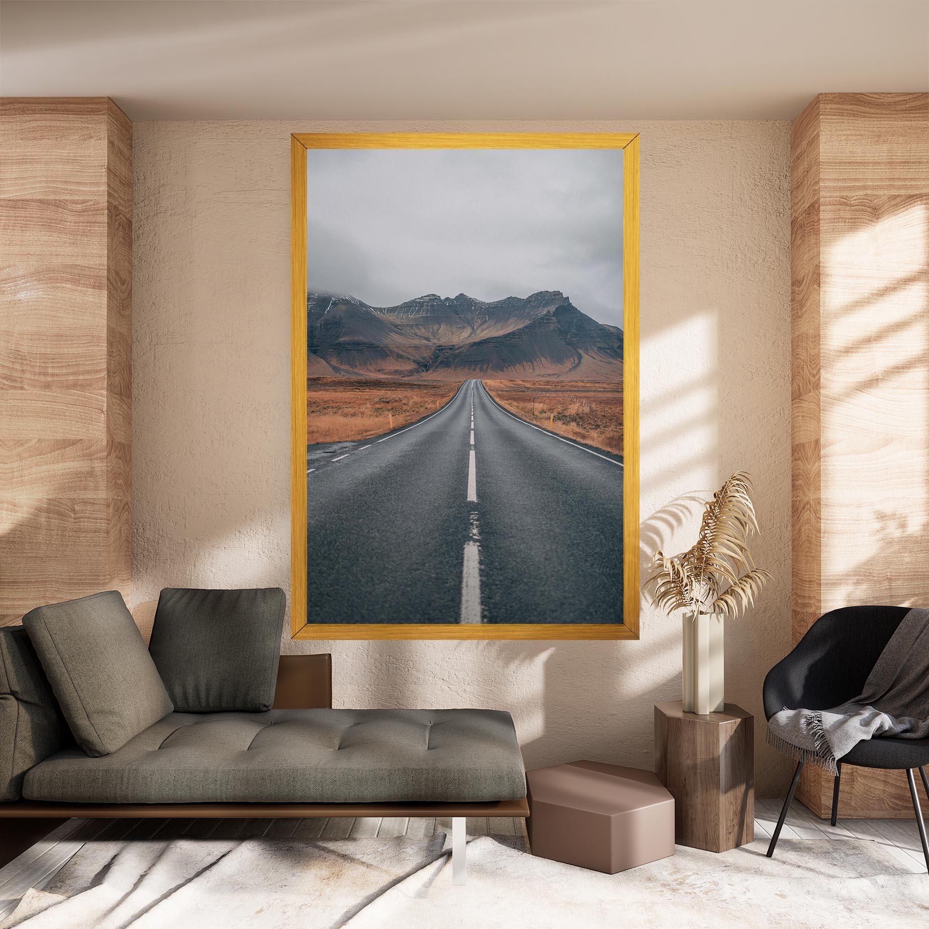 Картина на платно Country Roads mockup 8