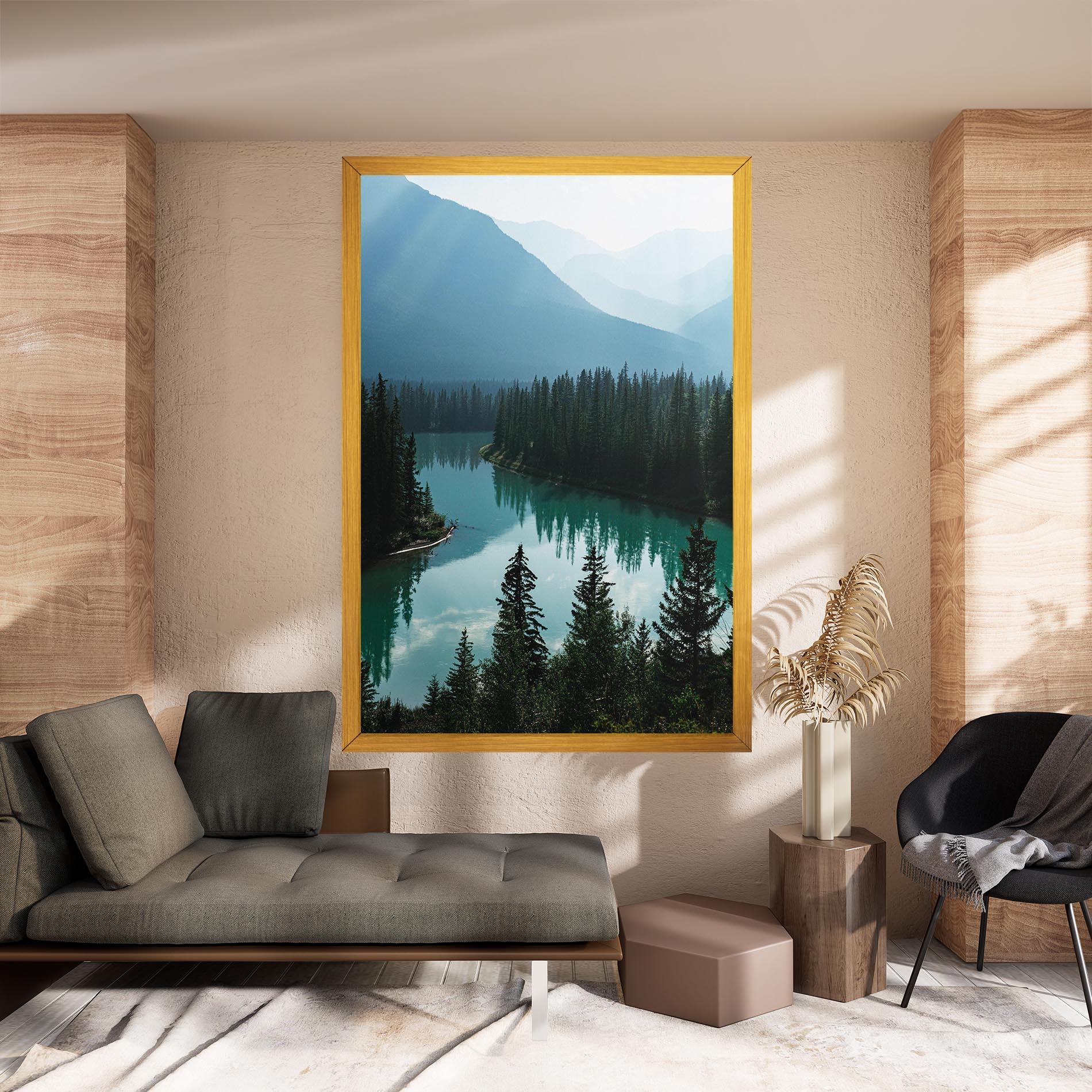 Картина на платно Crystal Lake mockup 8