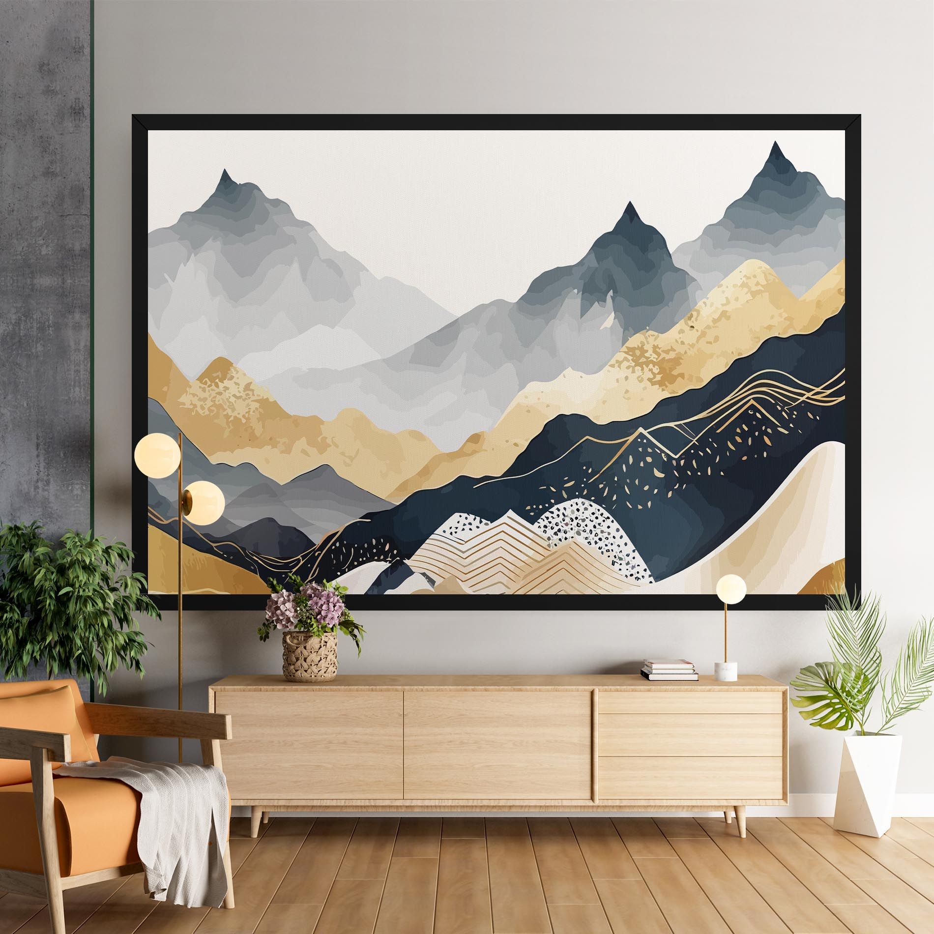 Blue Gold Mountain mockup 9