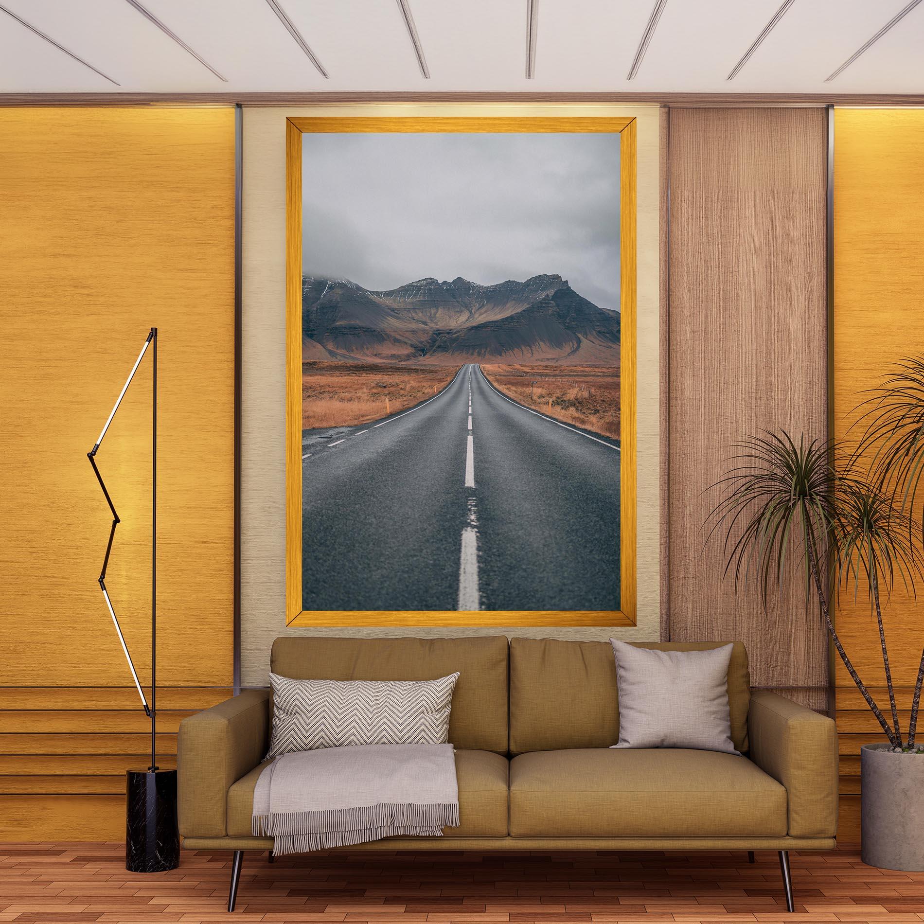 Картина на платно Country Roads mockup 9