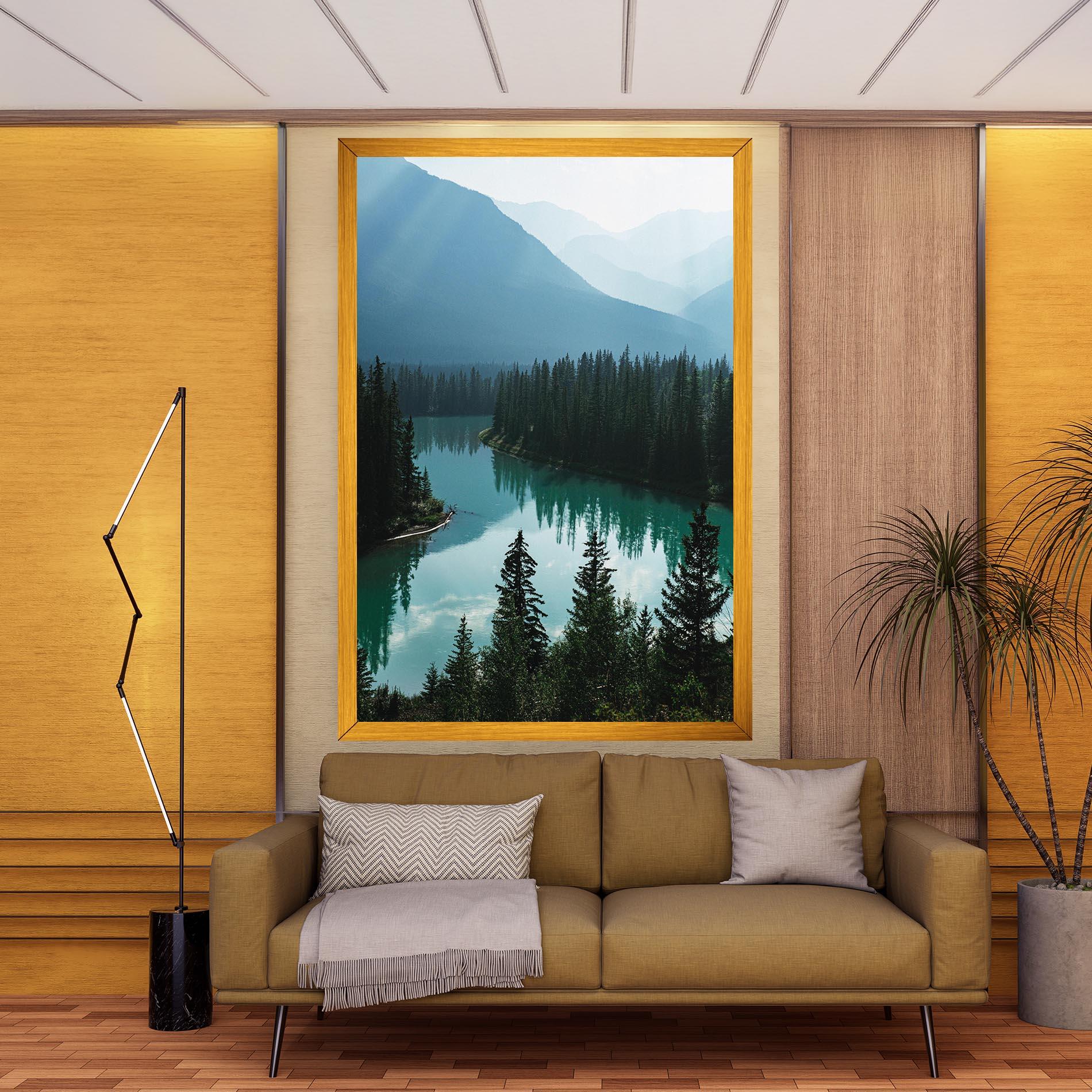 Картина на платно Crystal Lake mockup 9