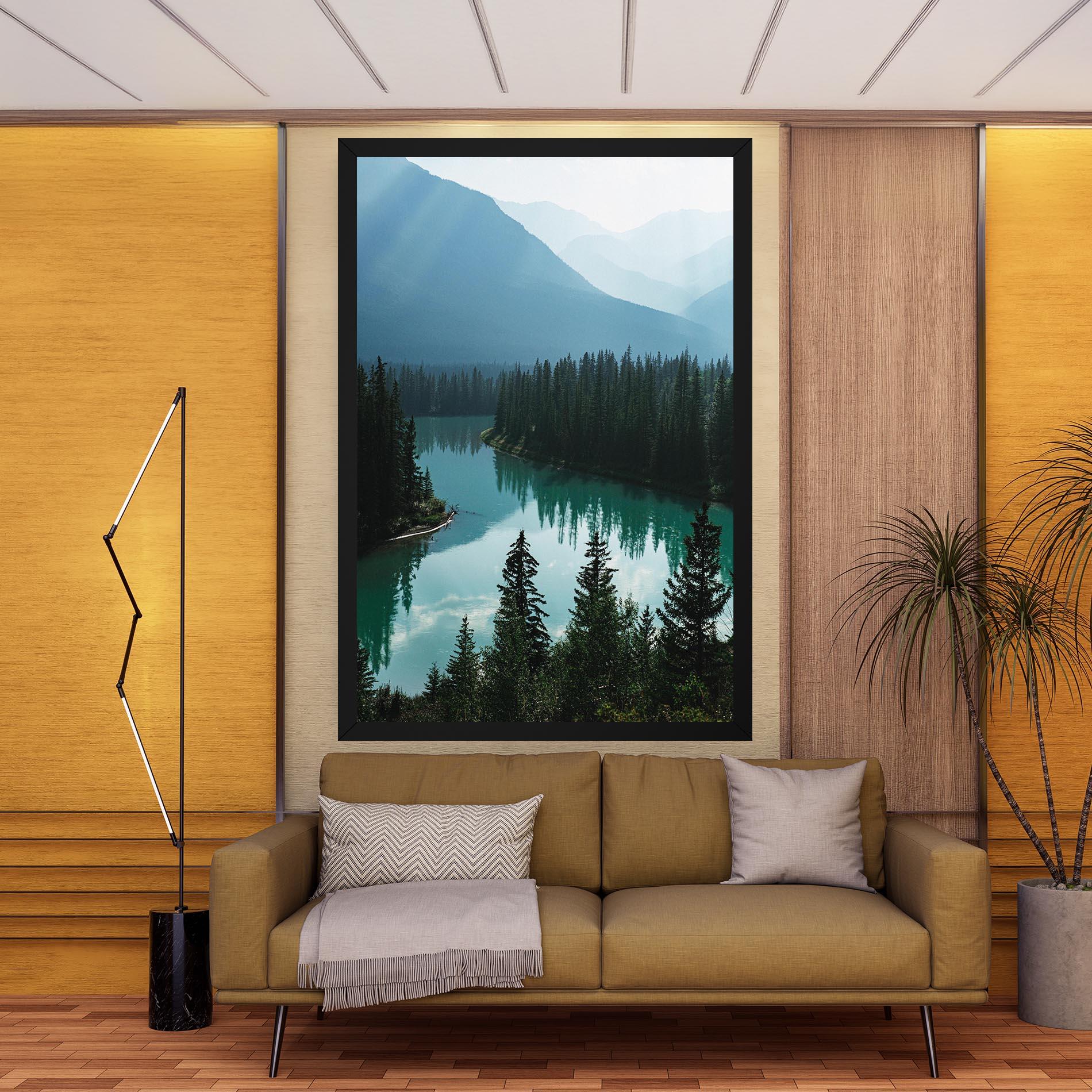 Картина на платно Crystal Lake mockup 9