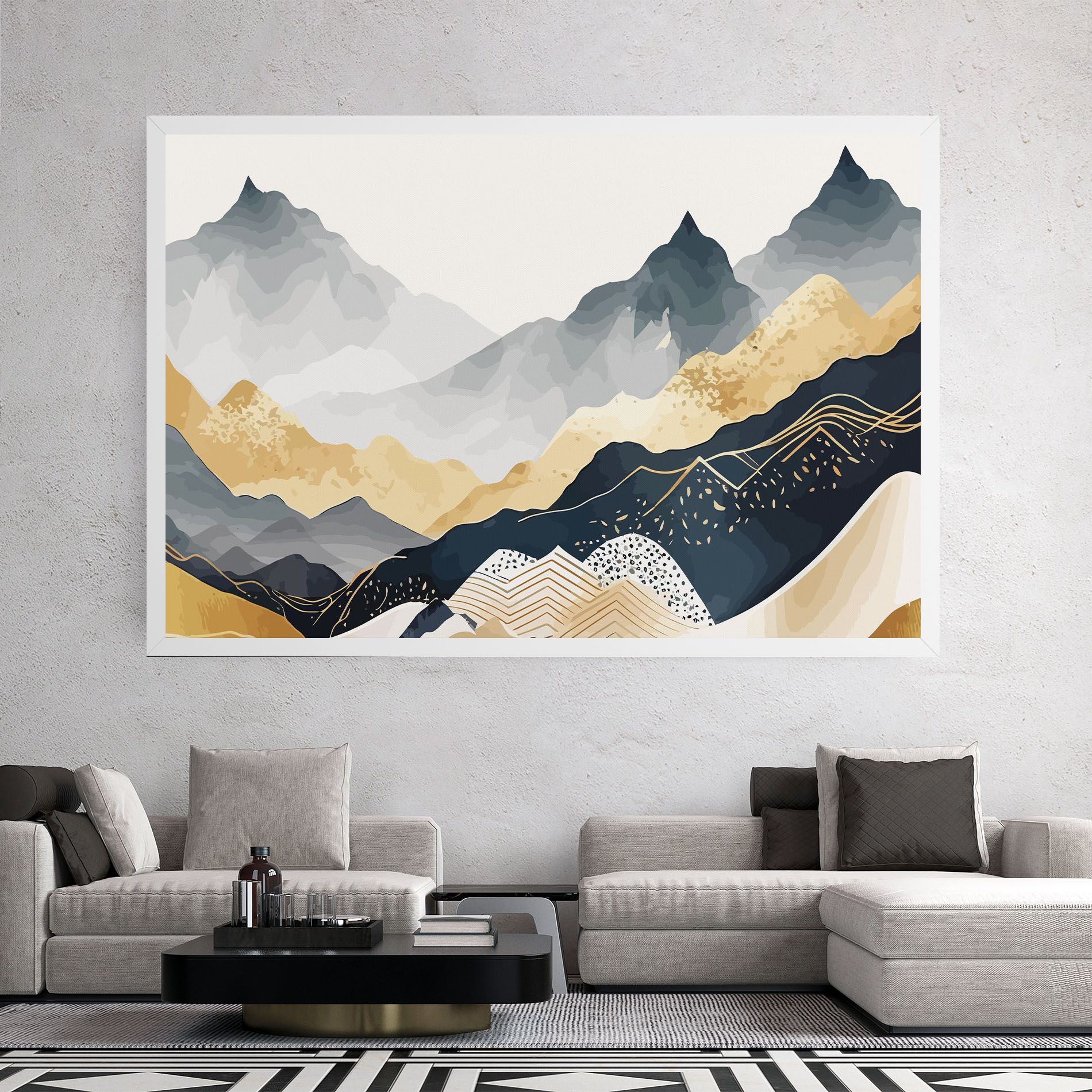 Blue Gold Mountain mockup 2