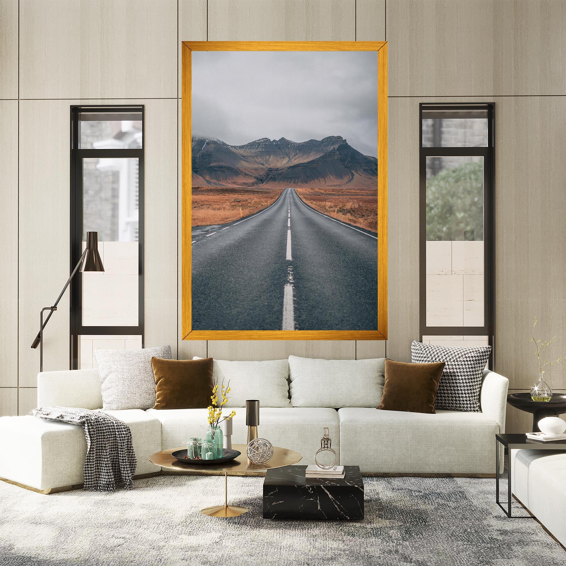 Картина на платно Country Roads mockup 2