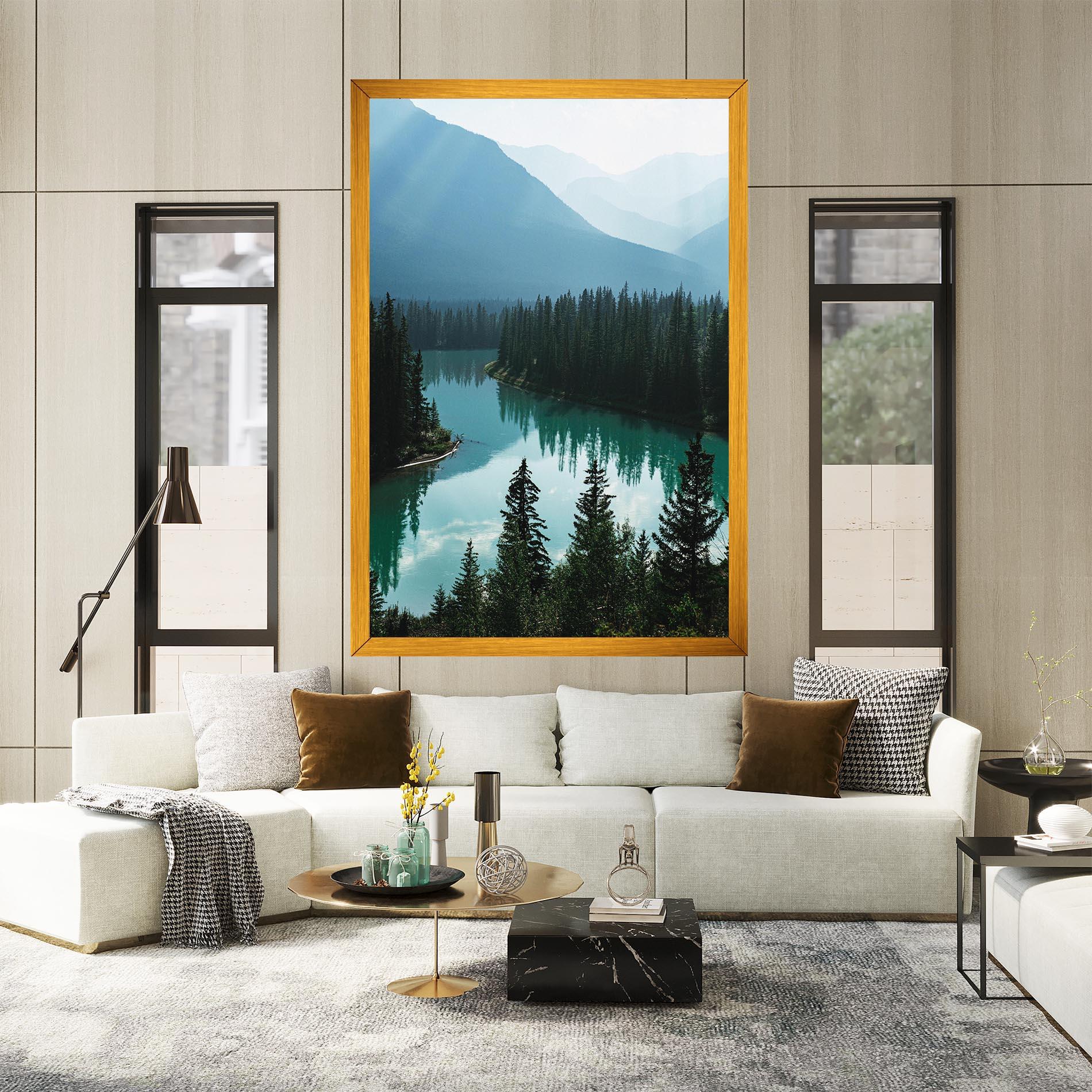 Картина на платно Crystal Lake mockup 2