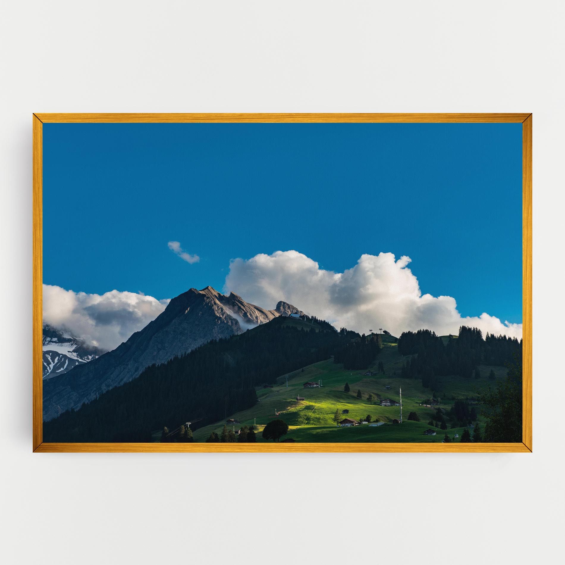 Beautiful Mountain Cloud View mockup 0