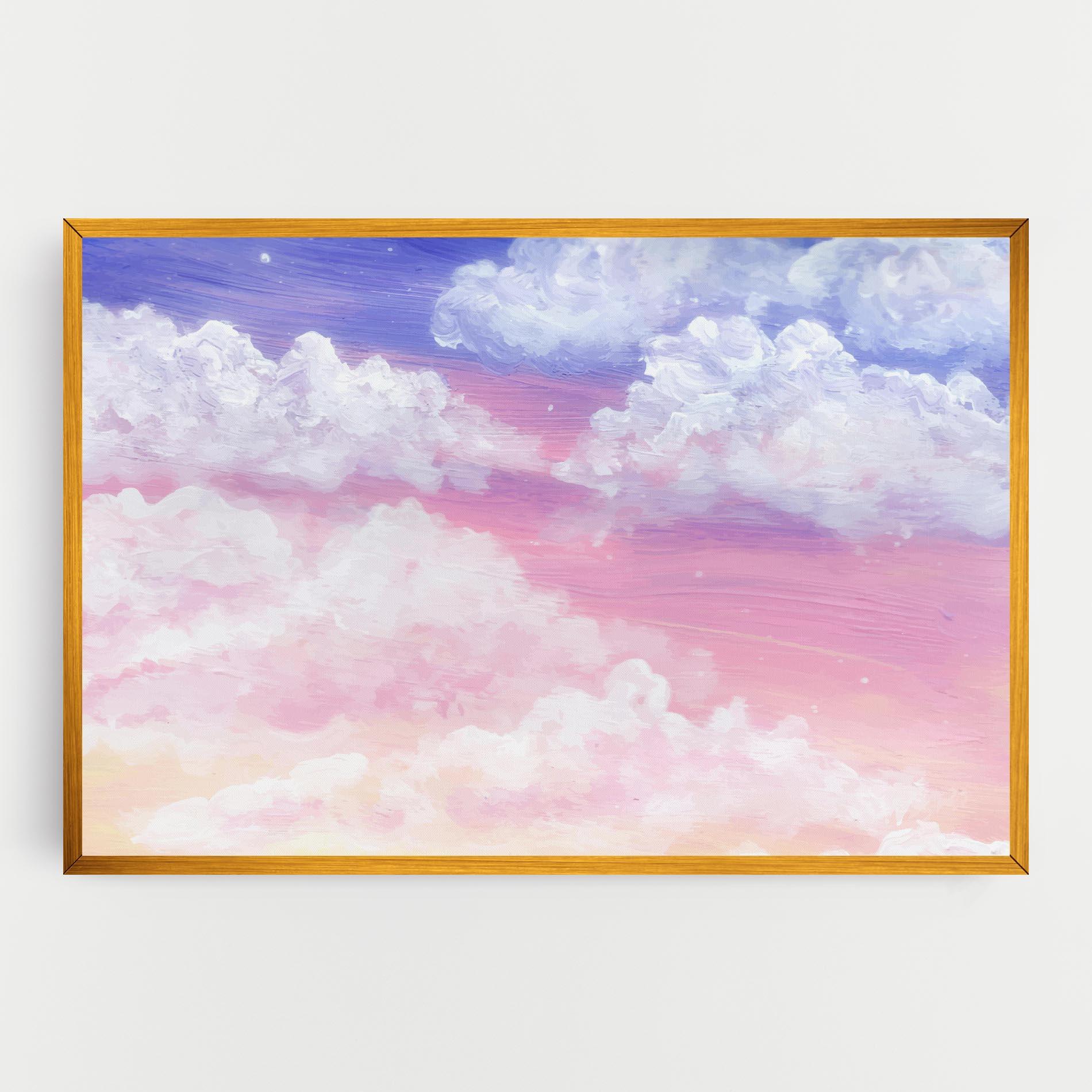 Картина на платно Cloud Paint Texture mockup 0