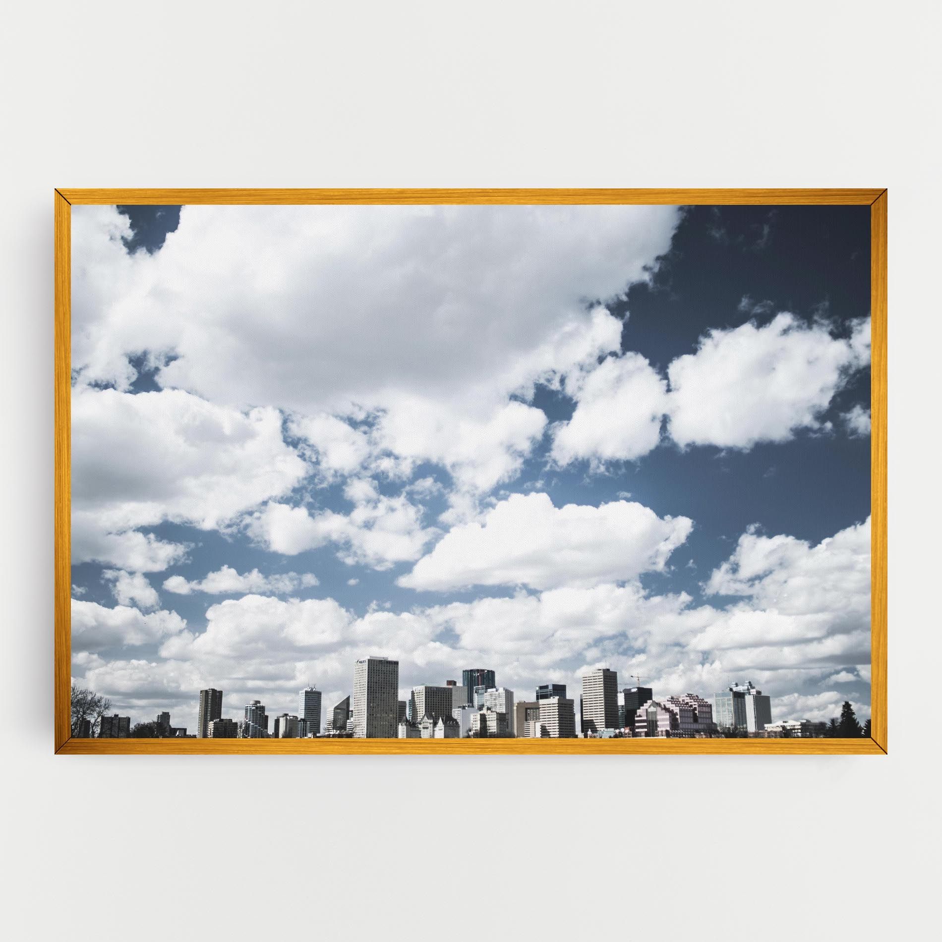 Clouds Over City mockup 0
