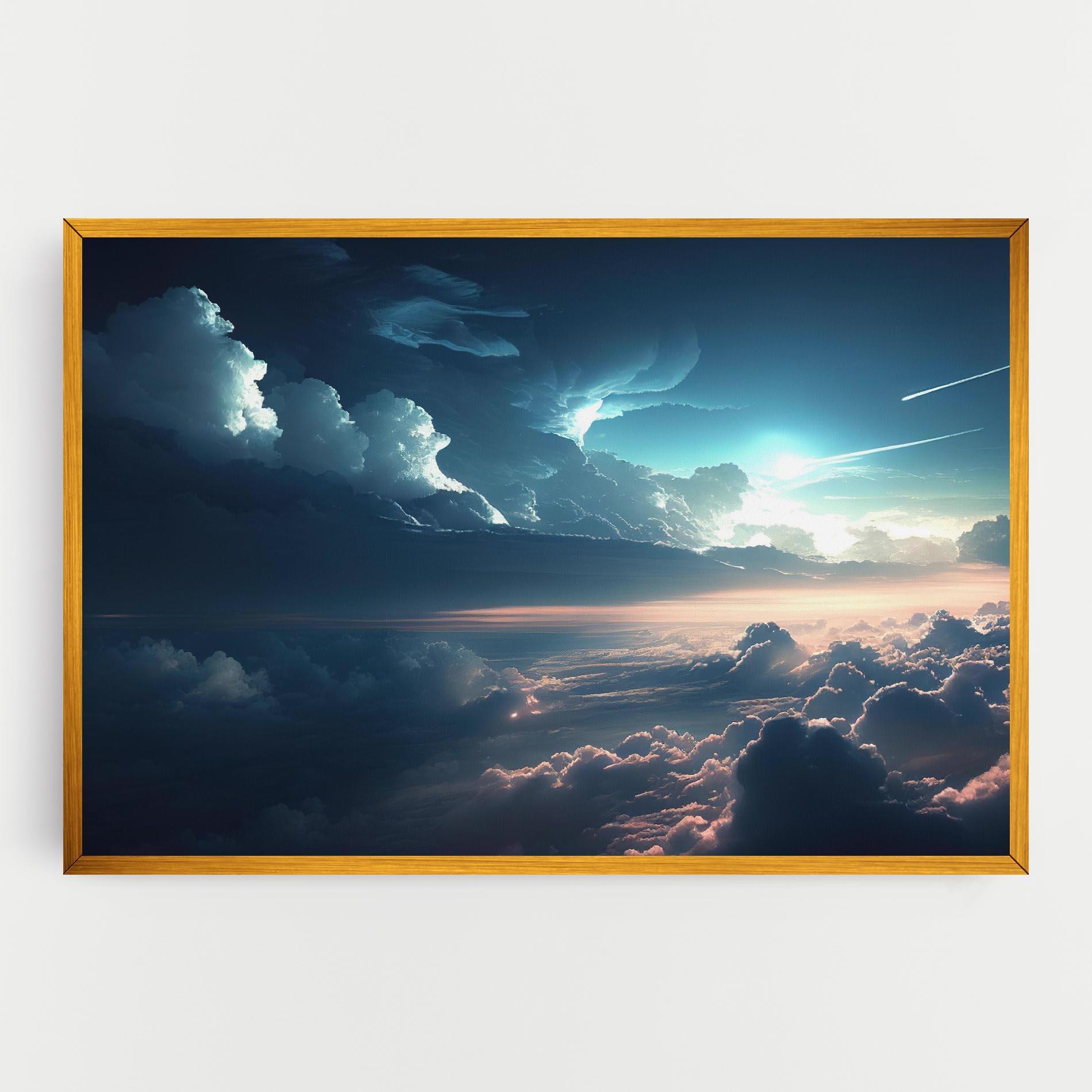Картина на платно Dark Clouds mockup 0