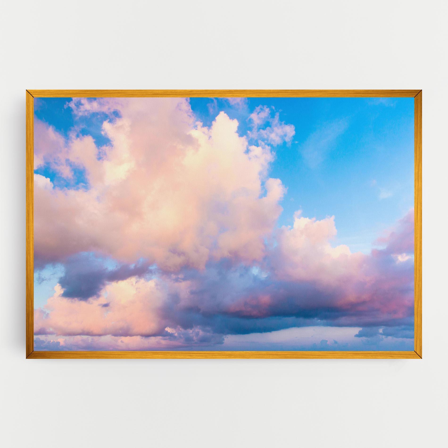 Картина на платно Dreamy Pink Clouds mockup 0