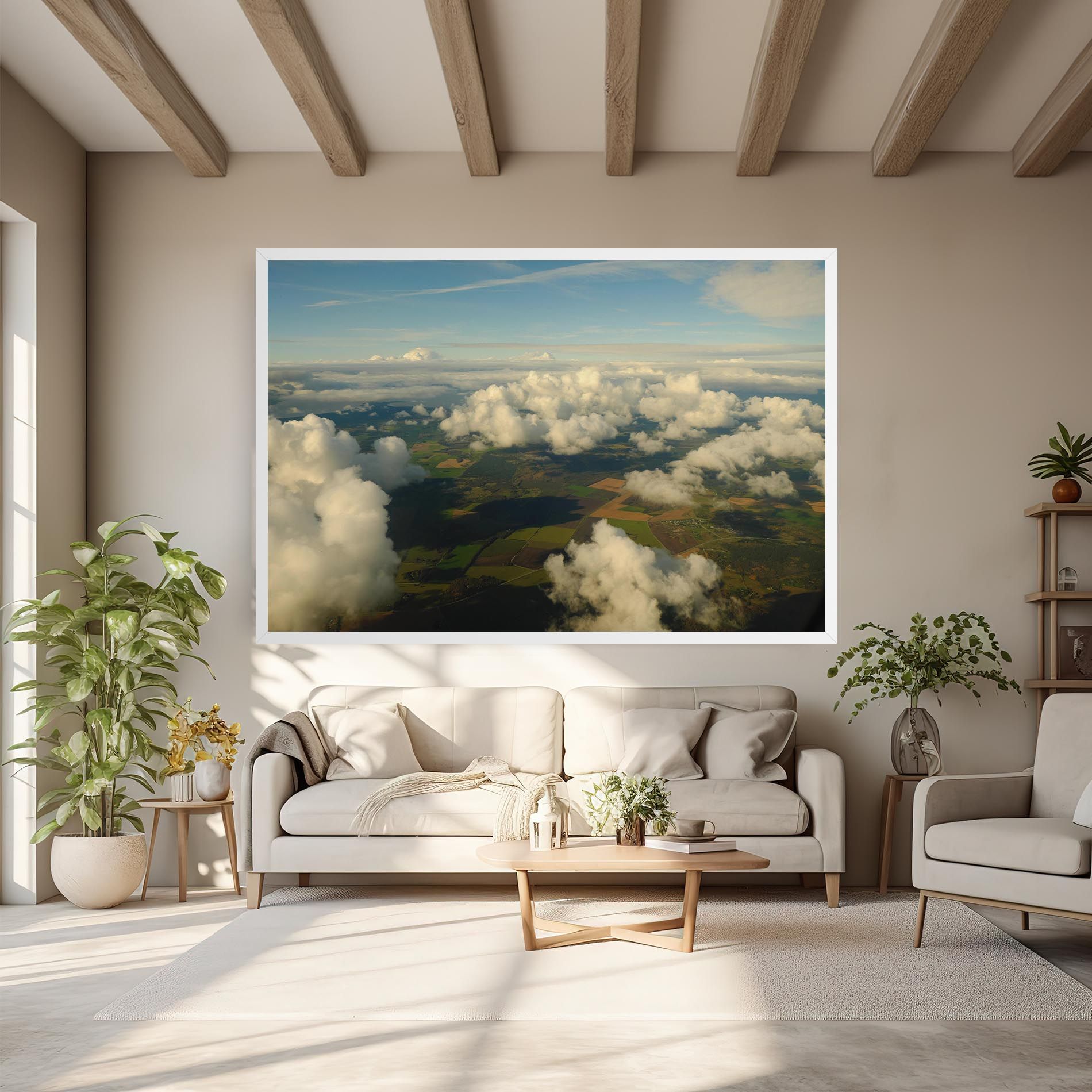 Clouds View From Plane mockup 6