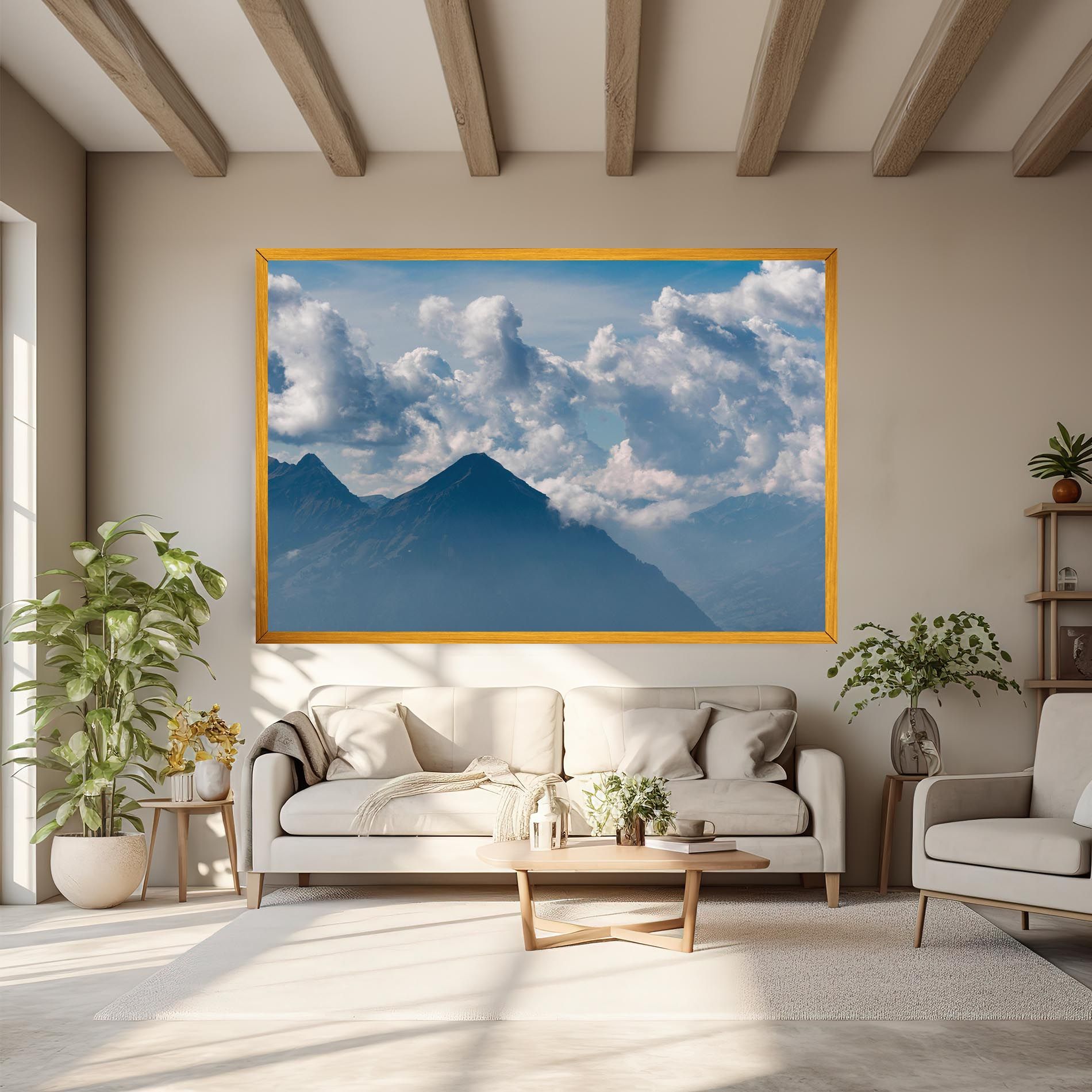 Cloudy View Mountain mockup 6