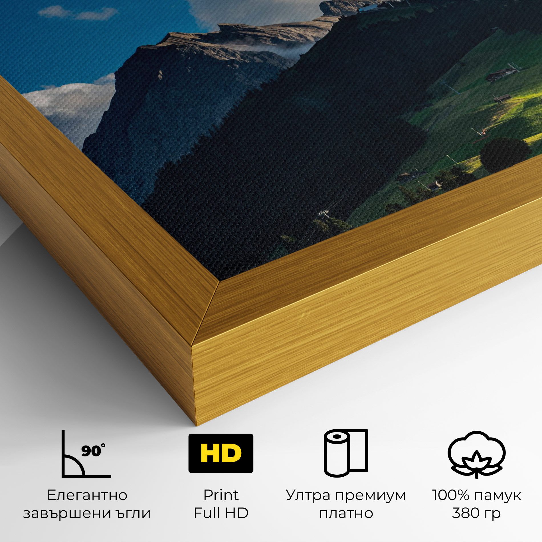 Beautiful Mountain Cloud View mockup 4