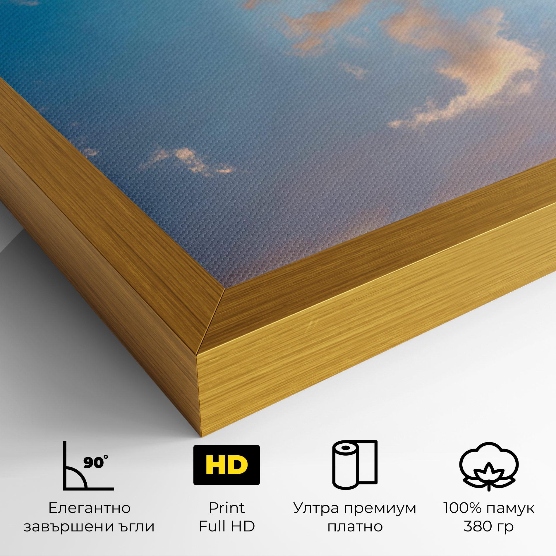 Картина на платно Clouds Blue Sky mockup 4