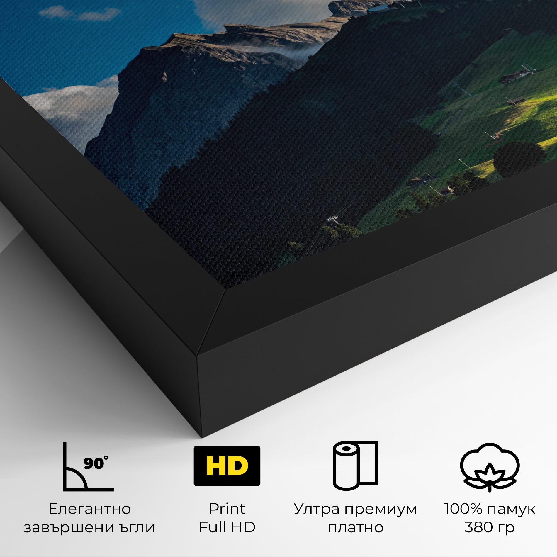 Картина на платно Beautiful Mountain Cloud View mockup 4
