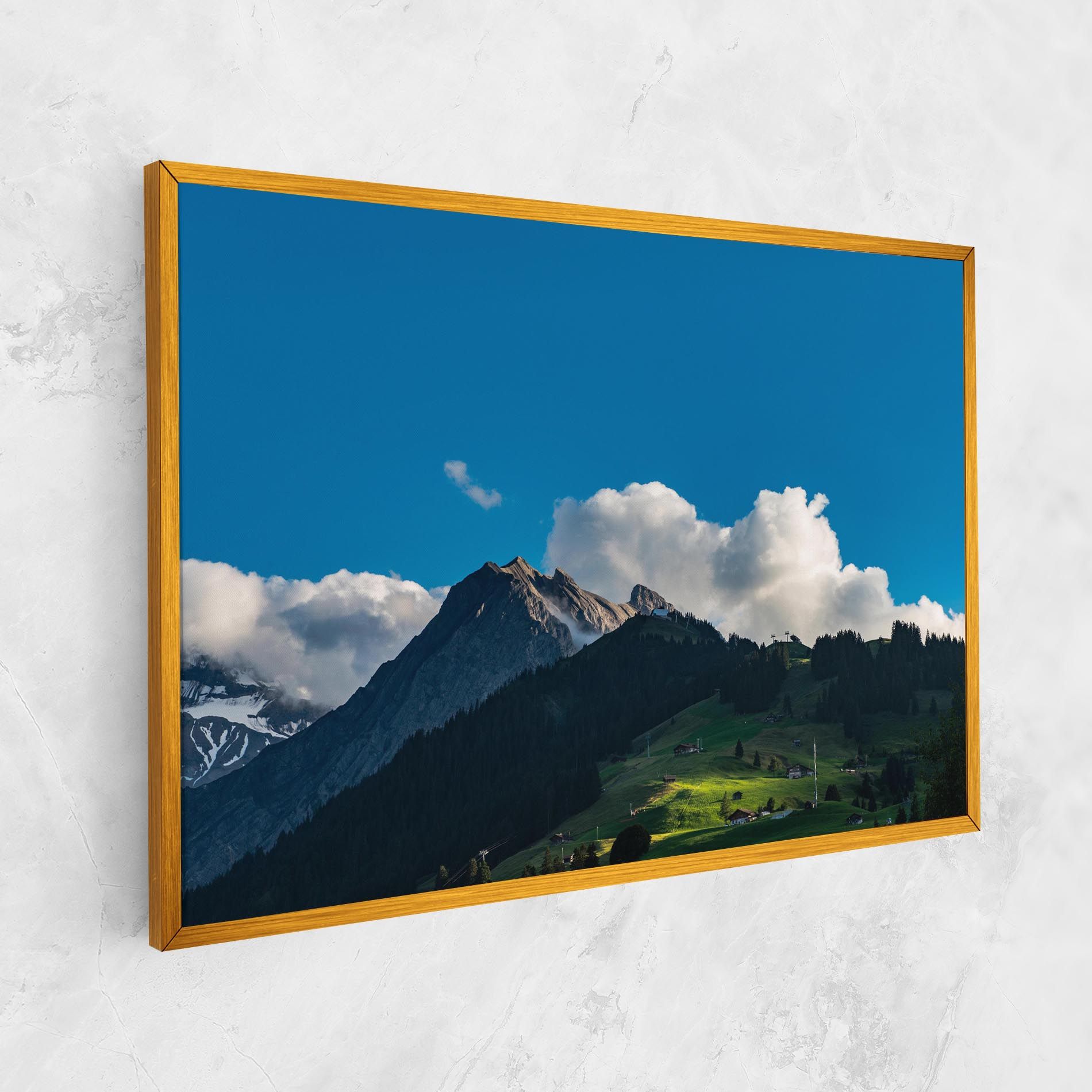 Beautiful Mountain Cloud View mockup 1