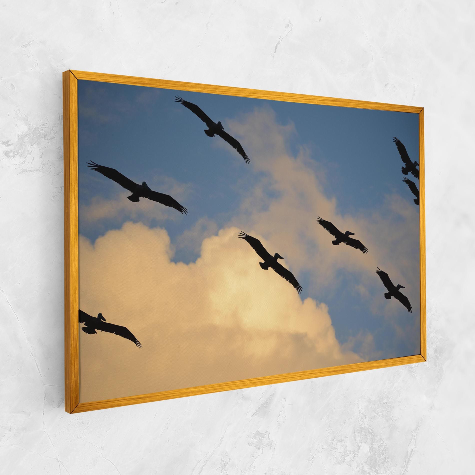 Bird Shilouette Cloud mockup 1