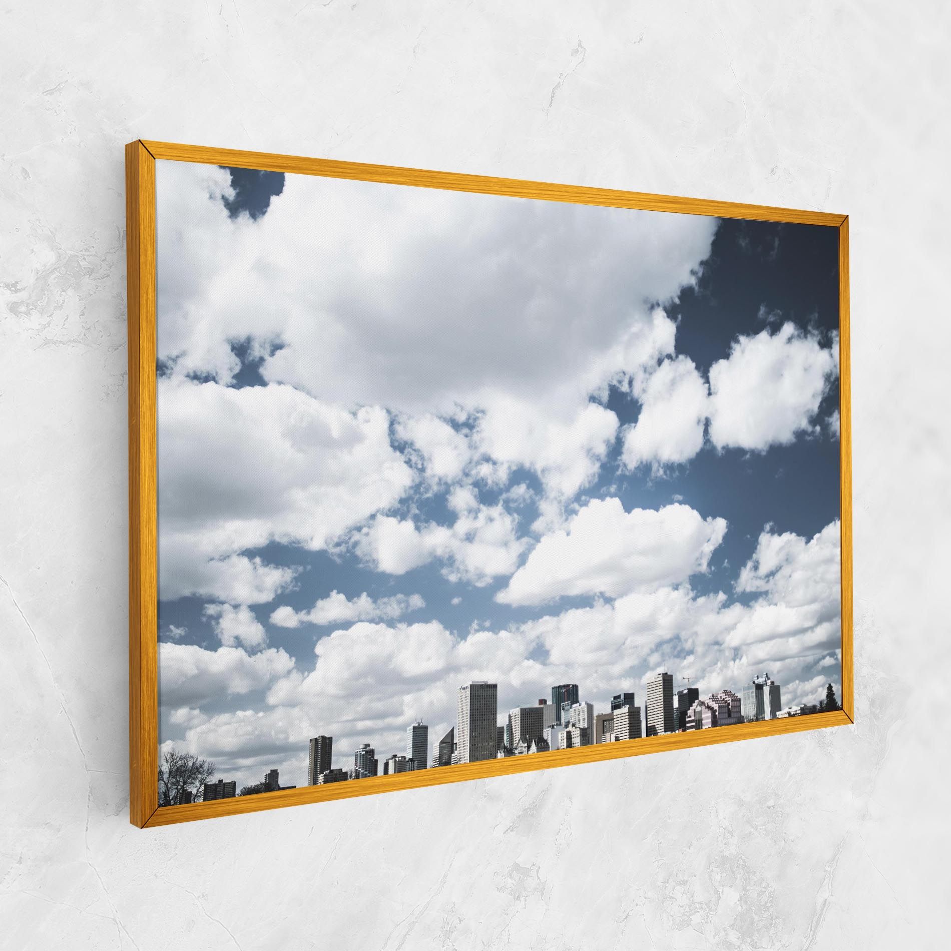 Clouds Over City mockup 1