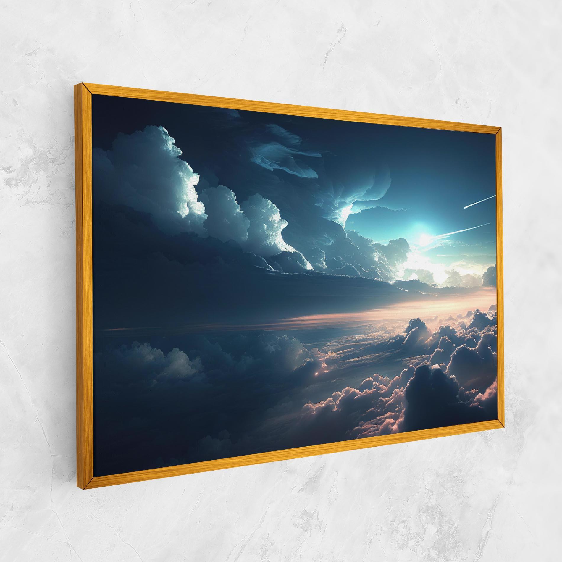 Картина на платно Dark Clouds mockup 1