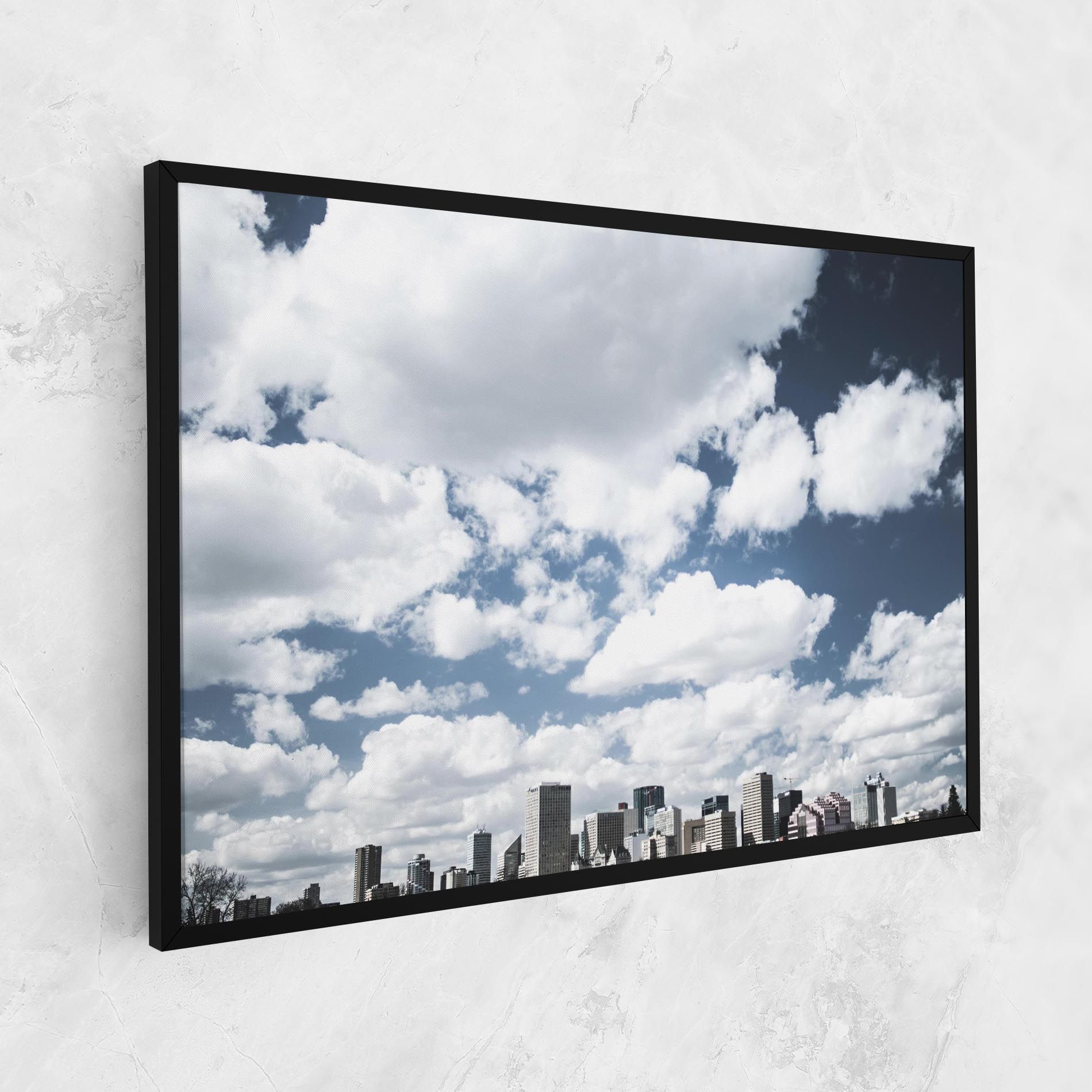 Clouds Over City mockup 1