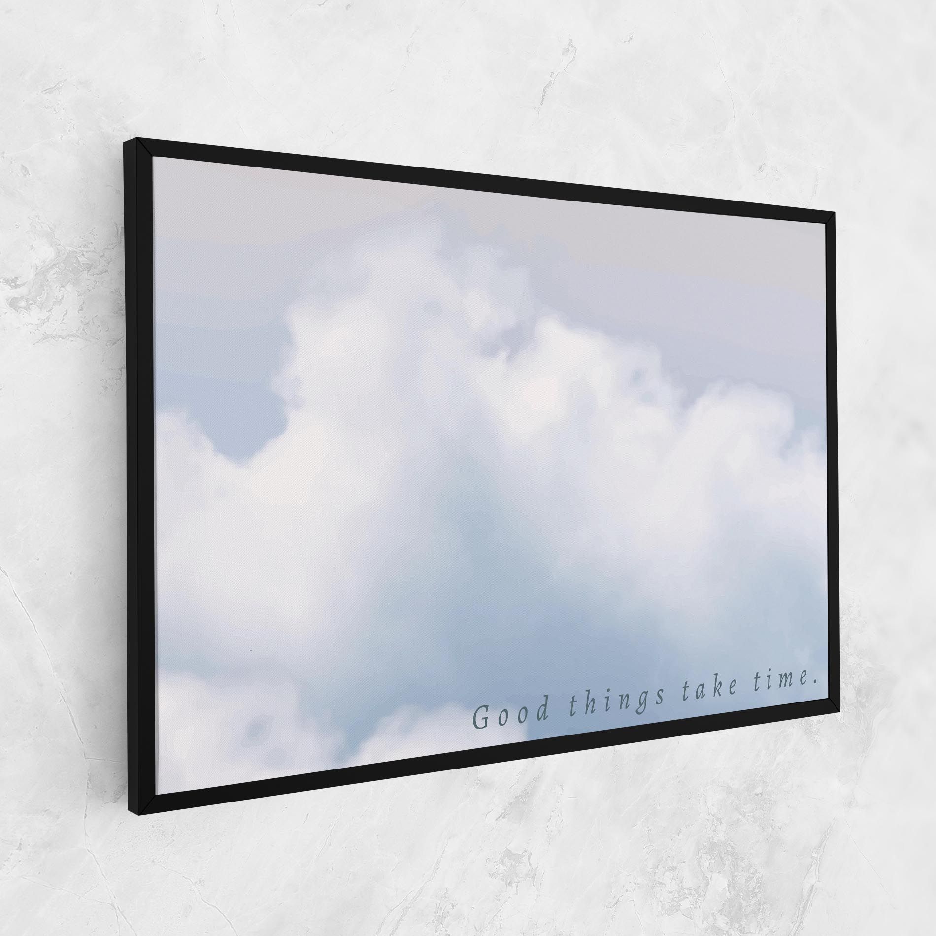 Clouds Text White mockup 1