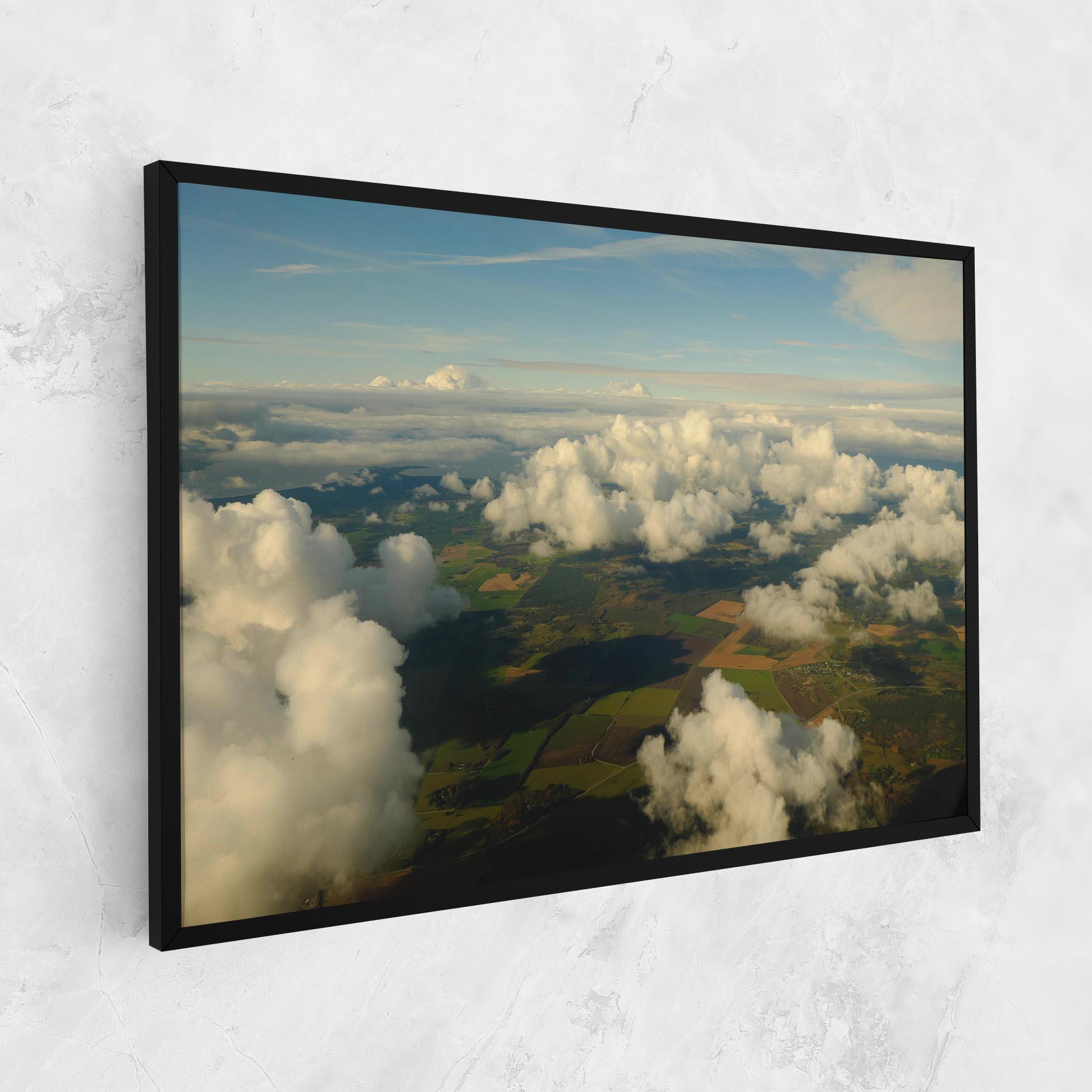 Картина на платно Clouds View From Plane mockup 1