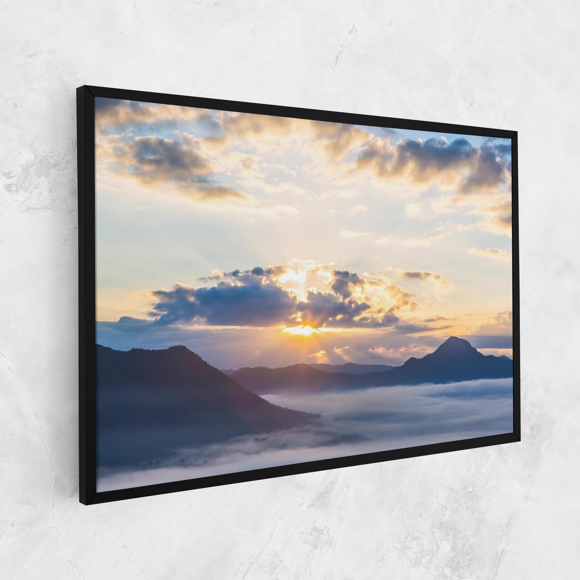 Картина на платно Fantastic Clouds mockup 1