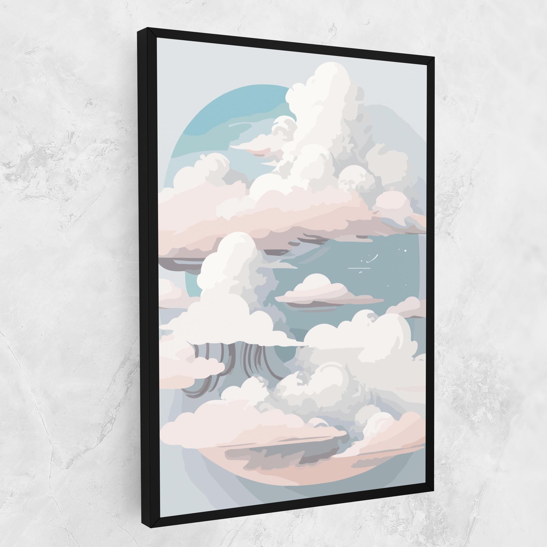Cloud White Art mockup 1