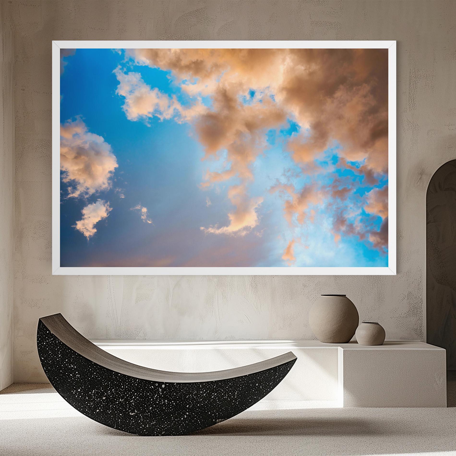 Картина на платно Clouds Blue Sky mockup 8