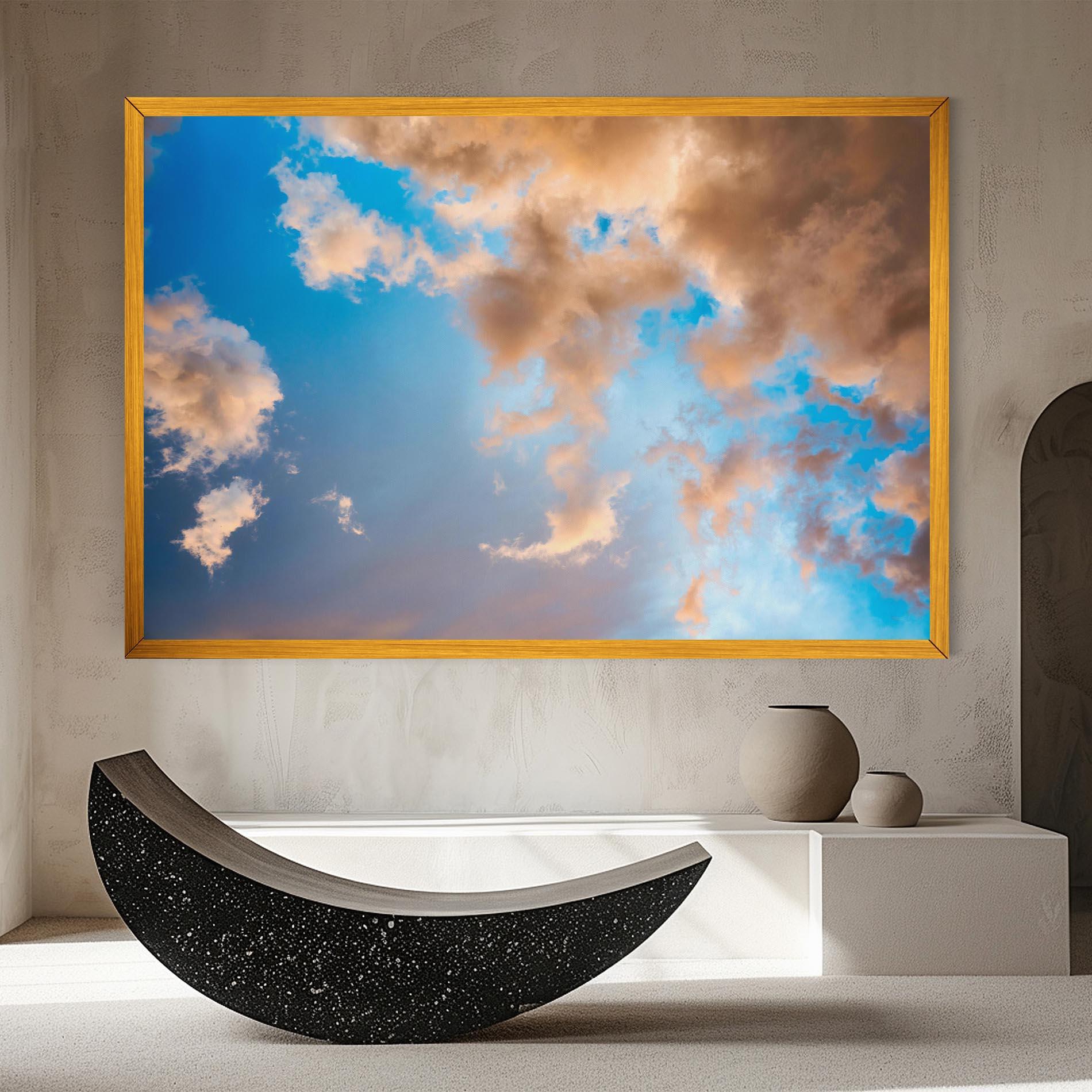 Картина на платно Clouds Blue Sky mockup 8