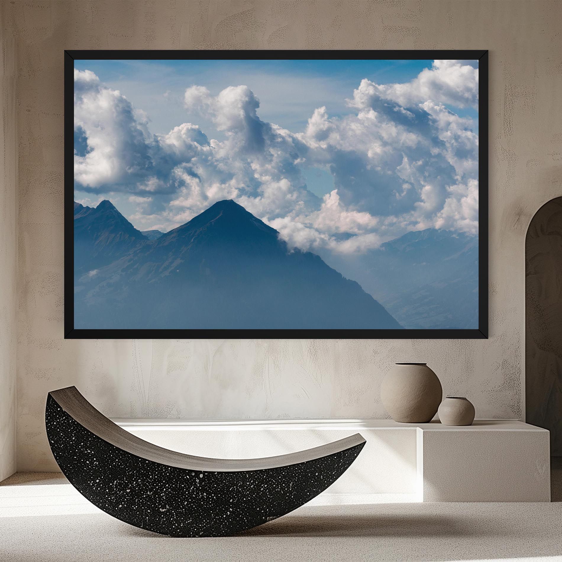 Cloudy View Mountain mockup 8