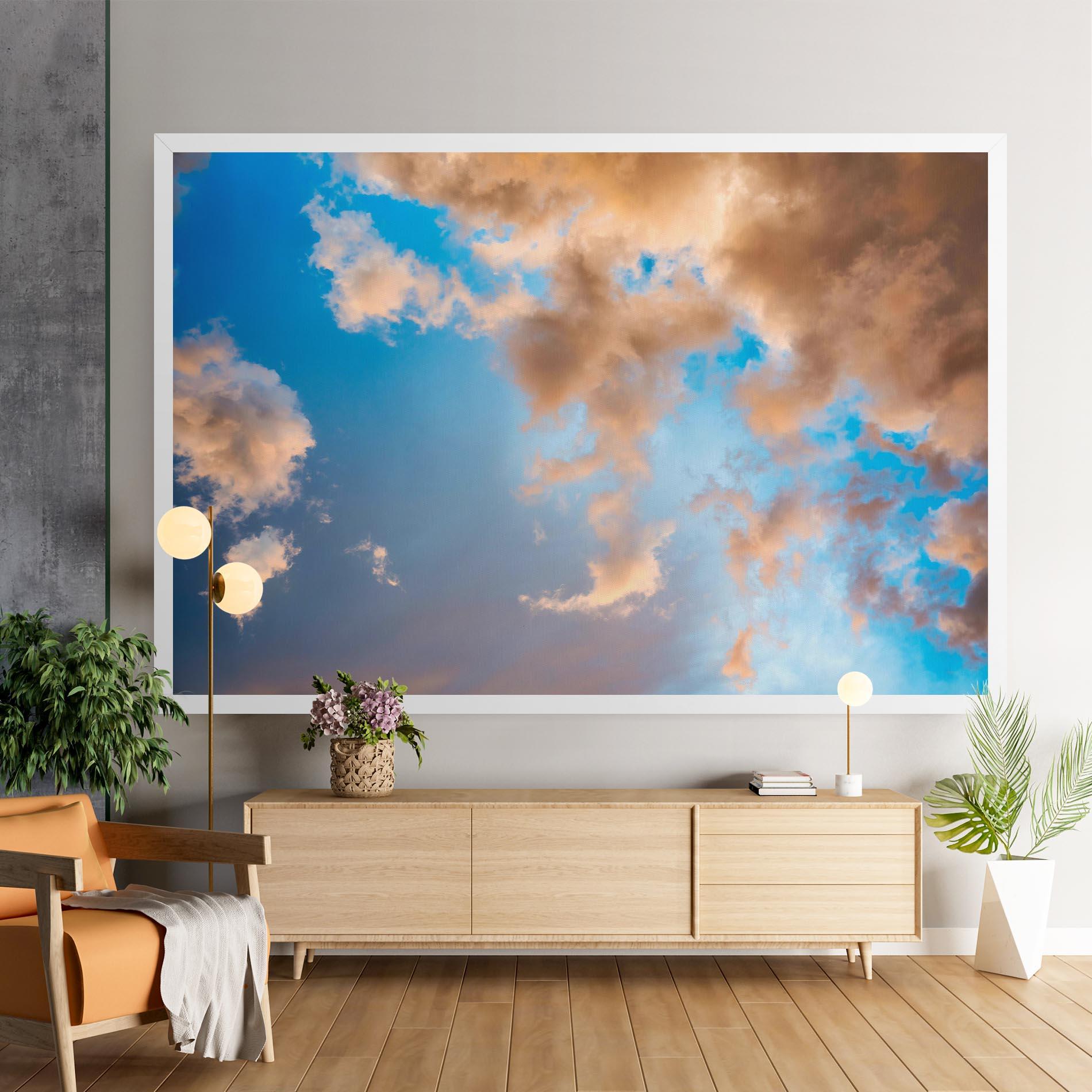Картина на платно Clouds Blue Sky mockup 9