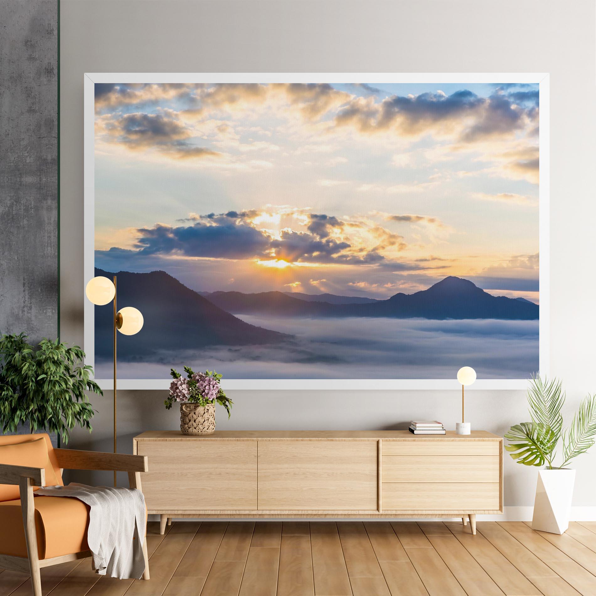 Картина на платно Fantastic Clouds mockup 9