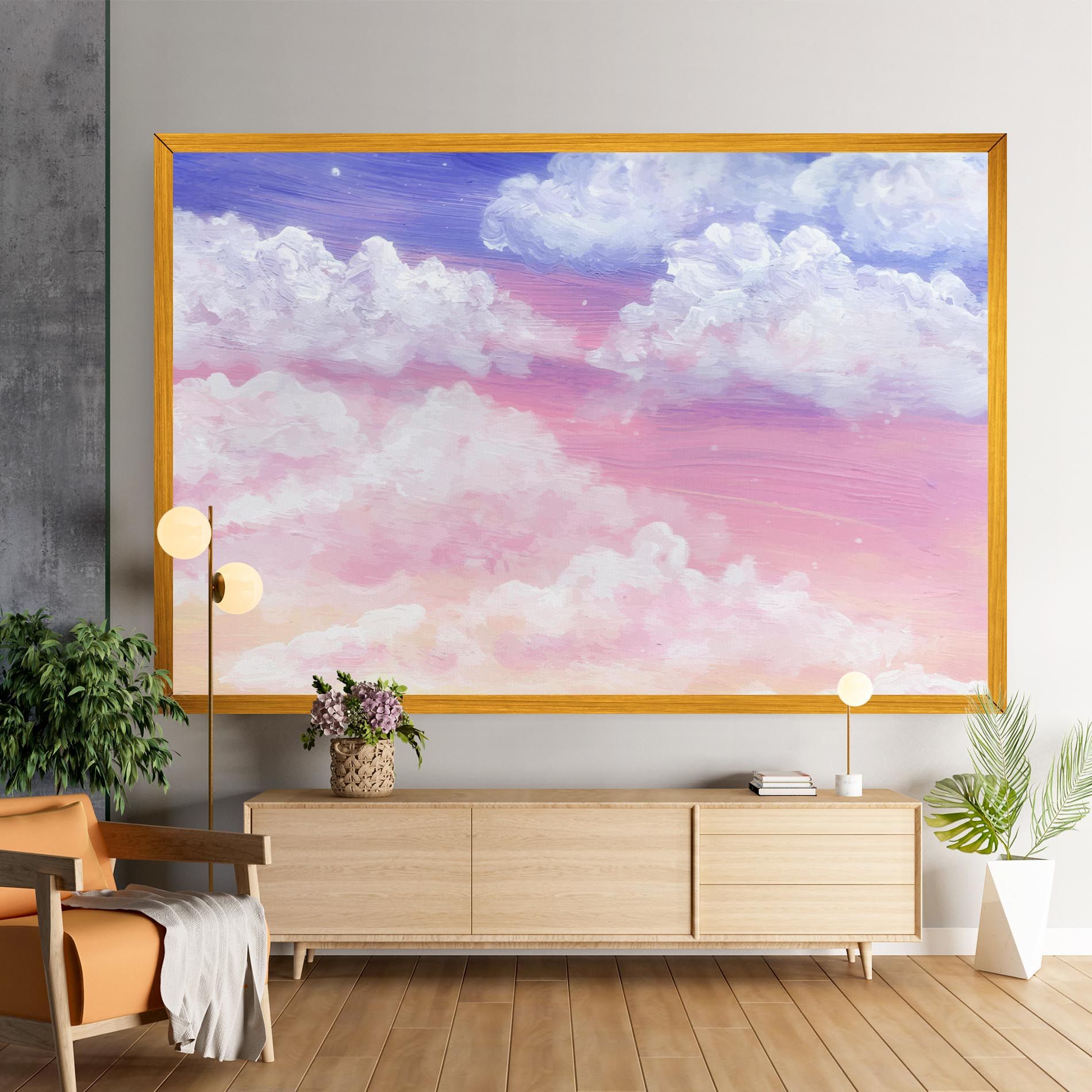 Cloud Paint Texture mockup 9
