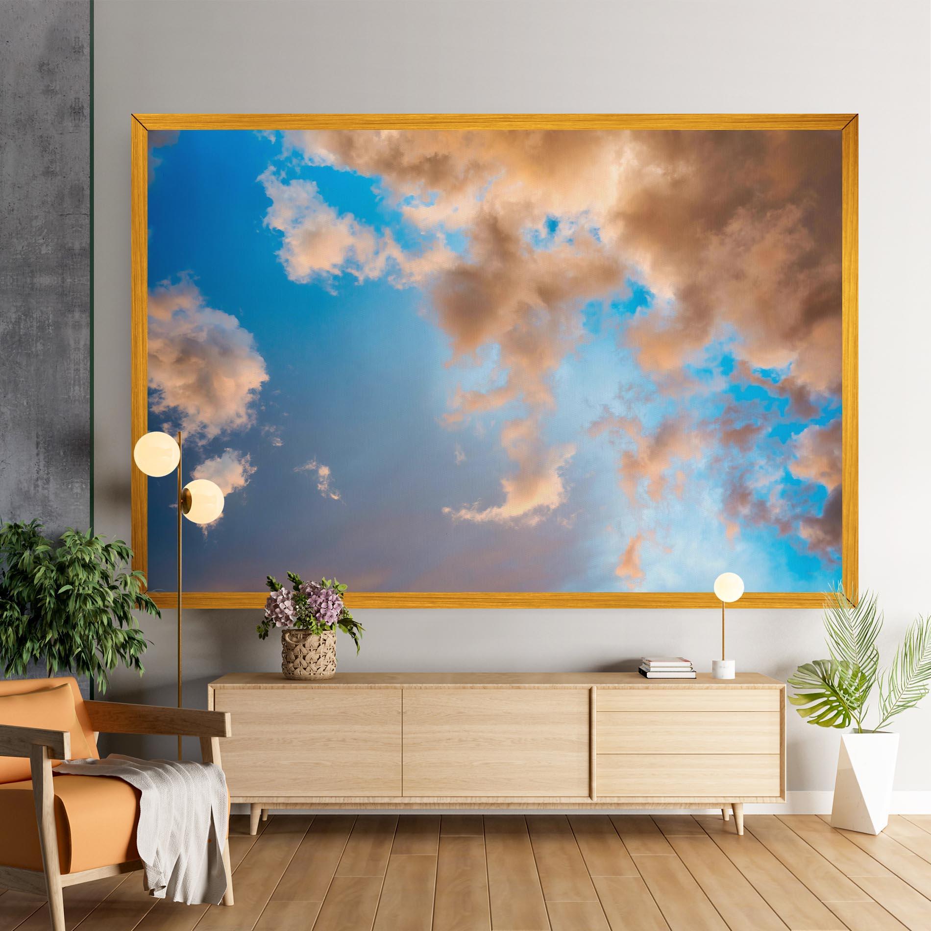 Картина на платно Clouds Blue Sky mockup 9